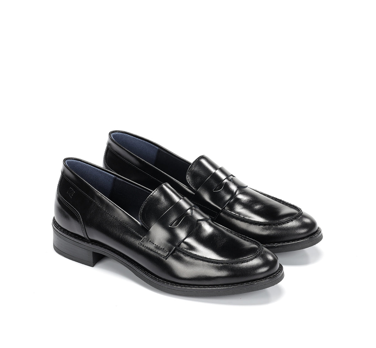 Dorking by Fluchos Harvard D8710 mocassin noir femme cuir