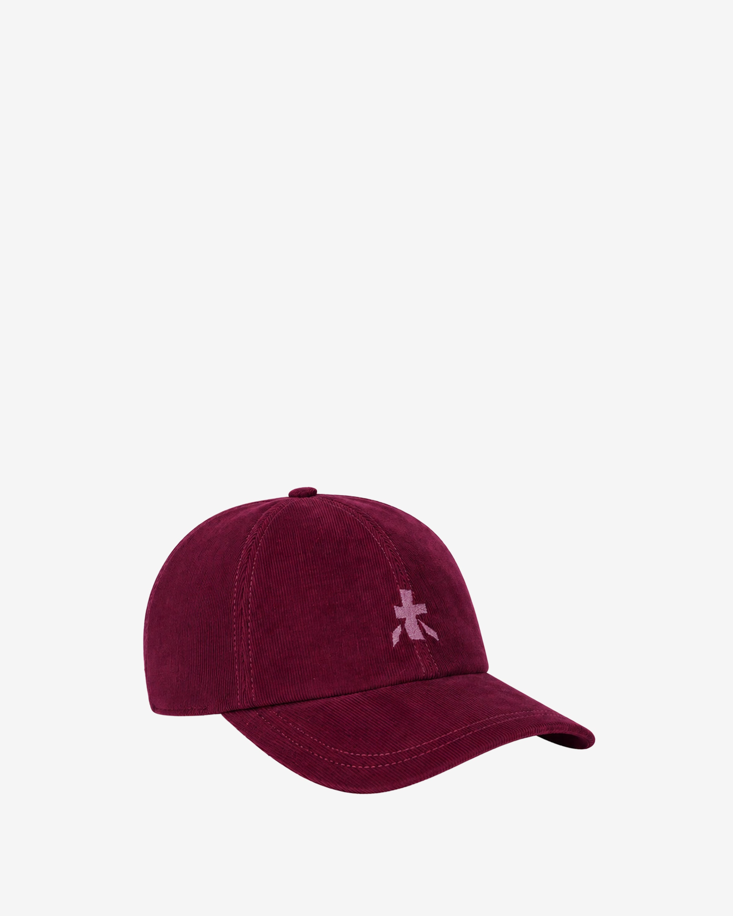 Premiata Corduroy Baseball Cap casquette bordeaux velours