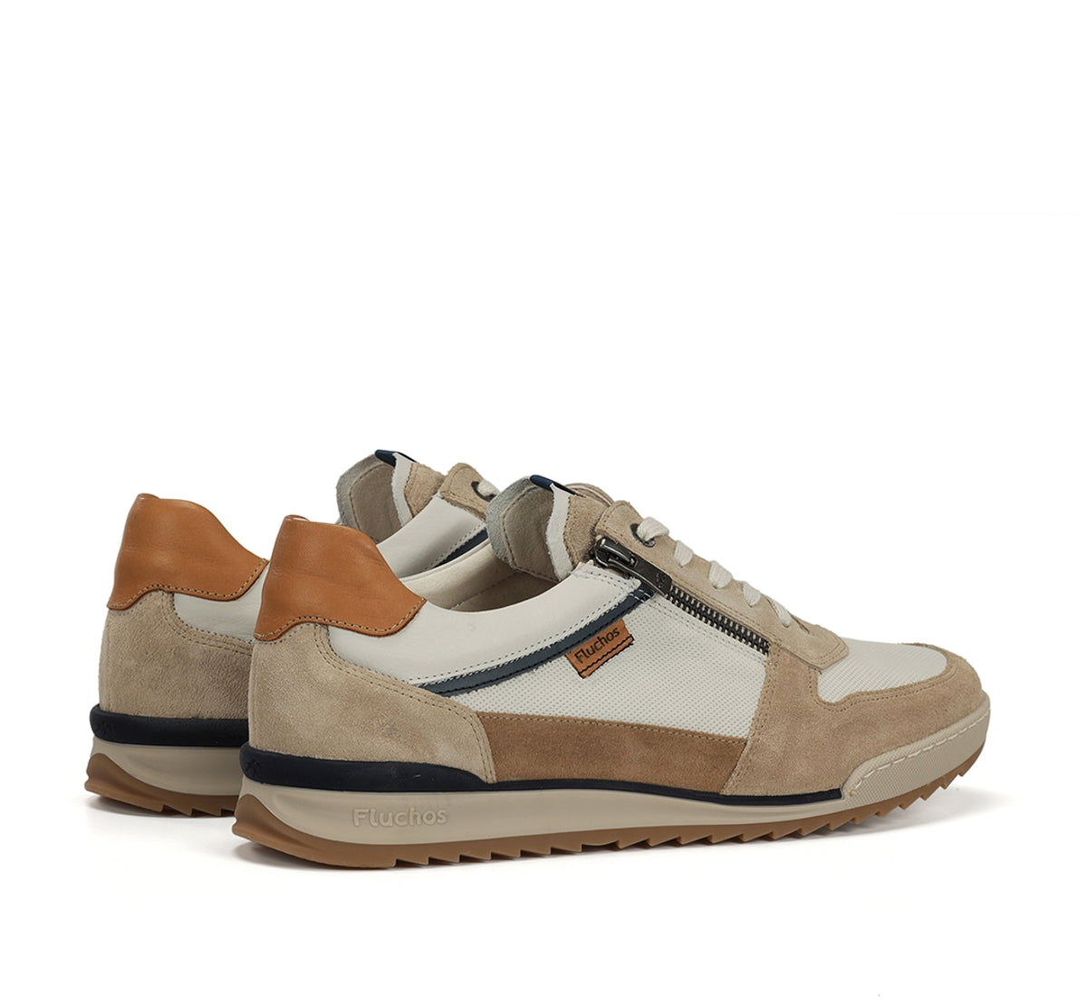 Fluchos Elder F2385 baskets beige homme cuir