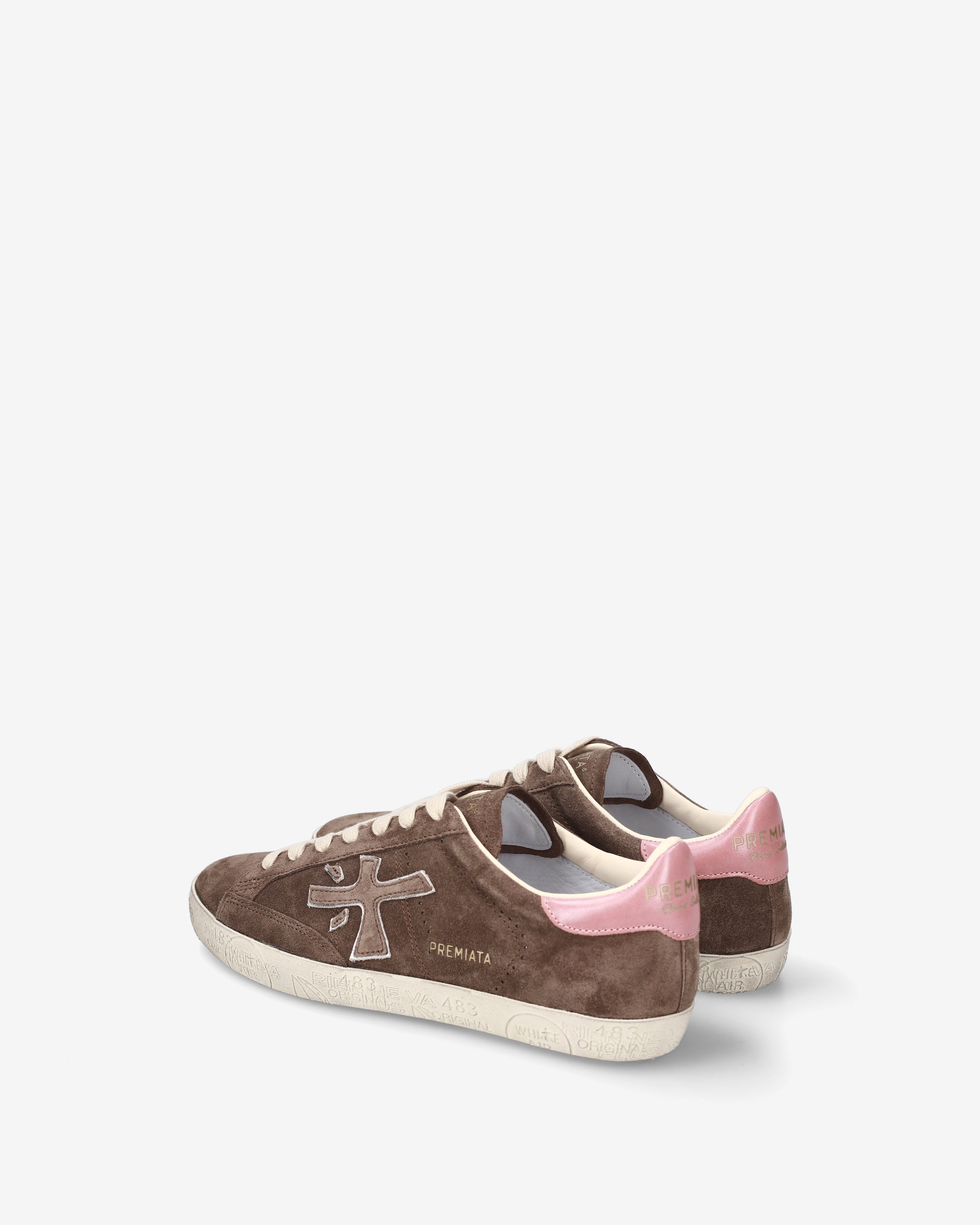 Premiata Stevend 8485 sneakers marron daim femme