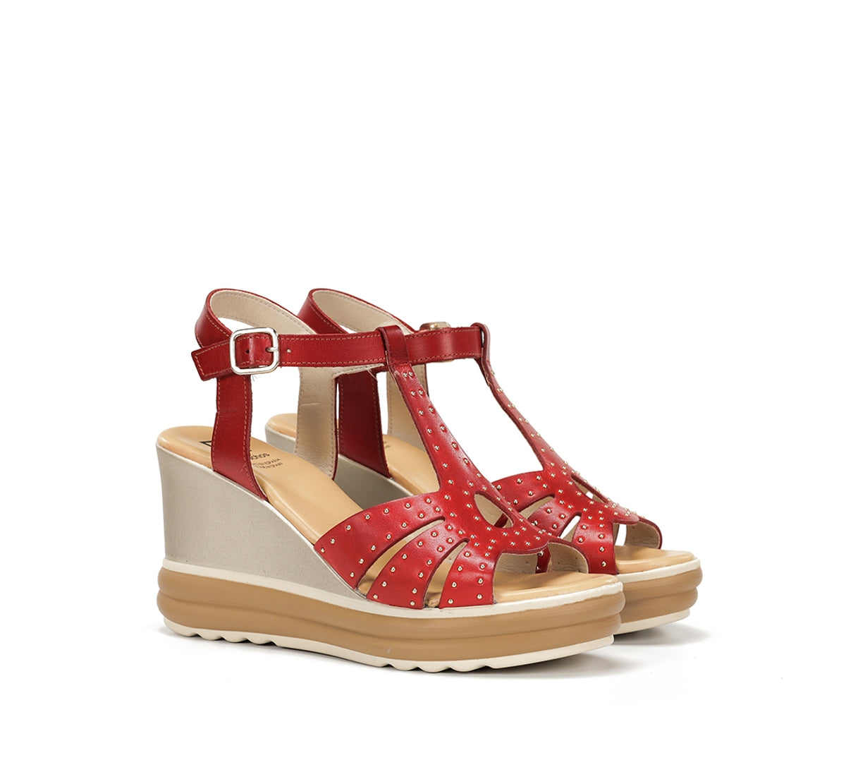 Dorking by Fluchos Diane D9701 sandale rouge talon