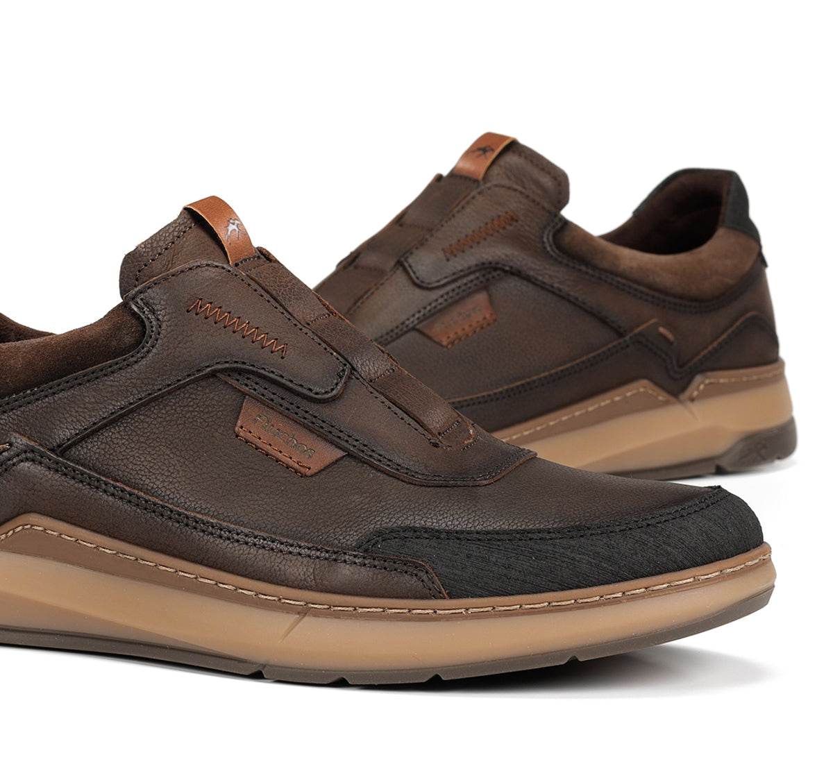 Fluchos Deportivos Jeff F2278 baskets marron lacets