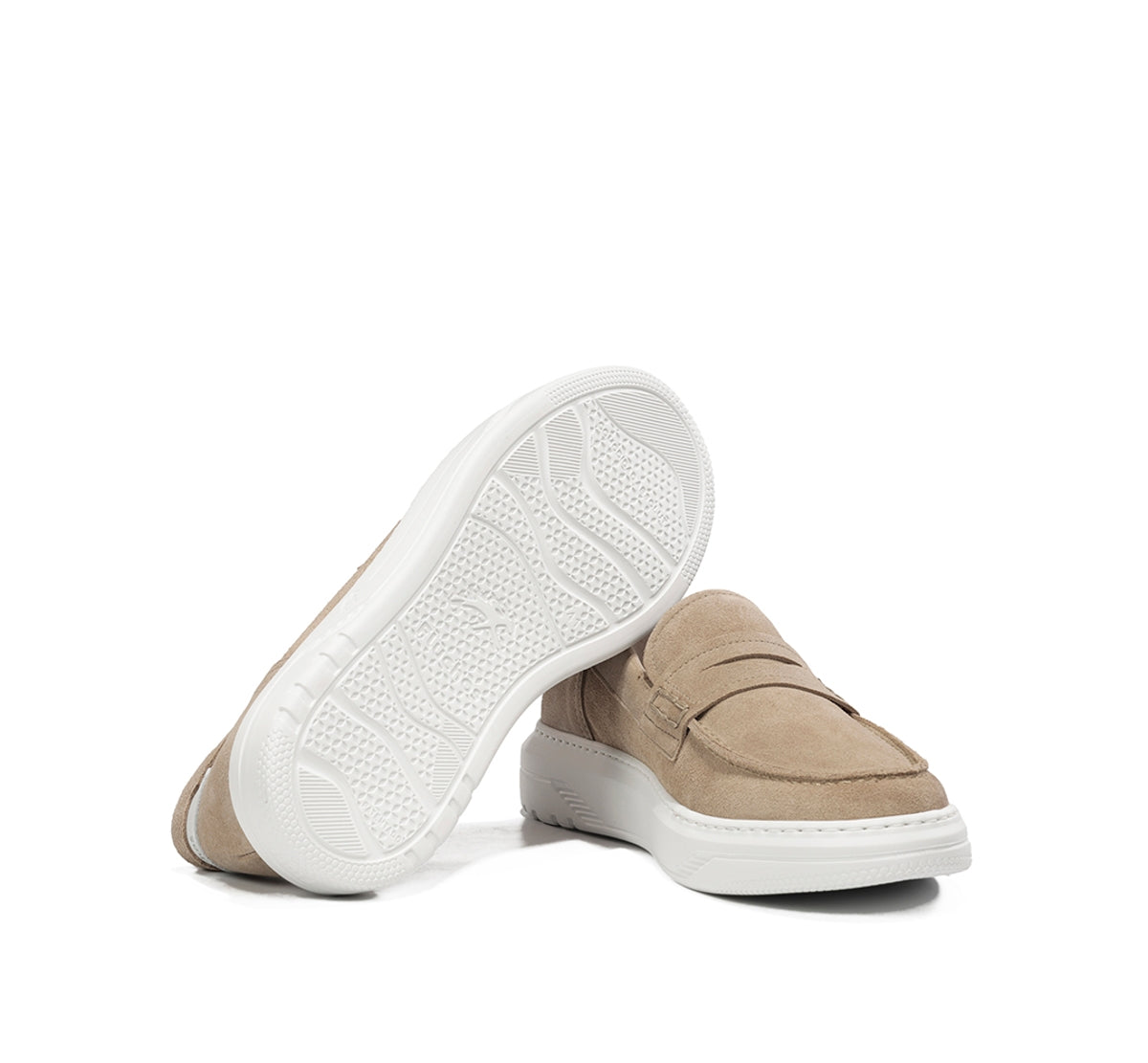 Fluchos Boston F2224 mocassin homme taupe léger