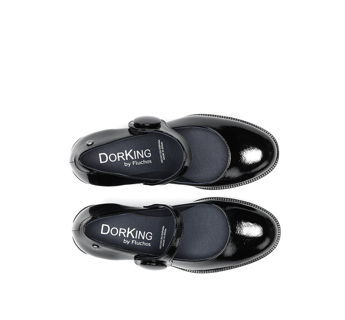 Dorking by Fluchos Bowy D9588 Chaussure Noire Femme Talon
