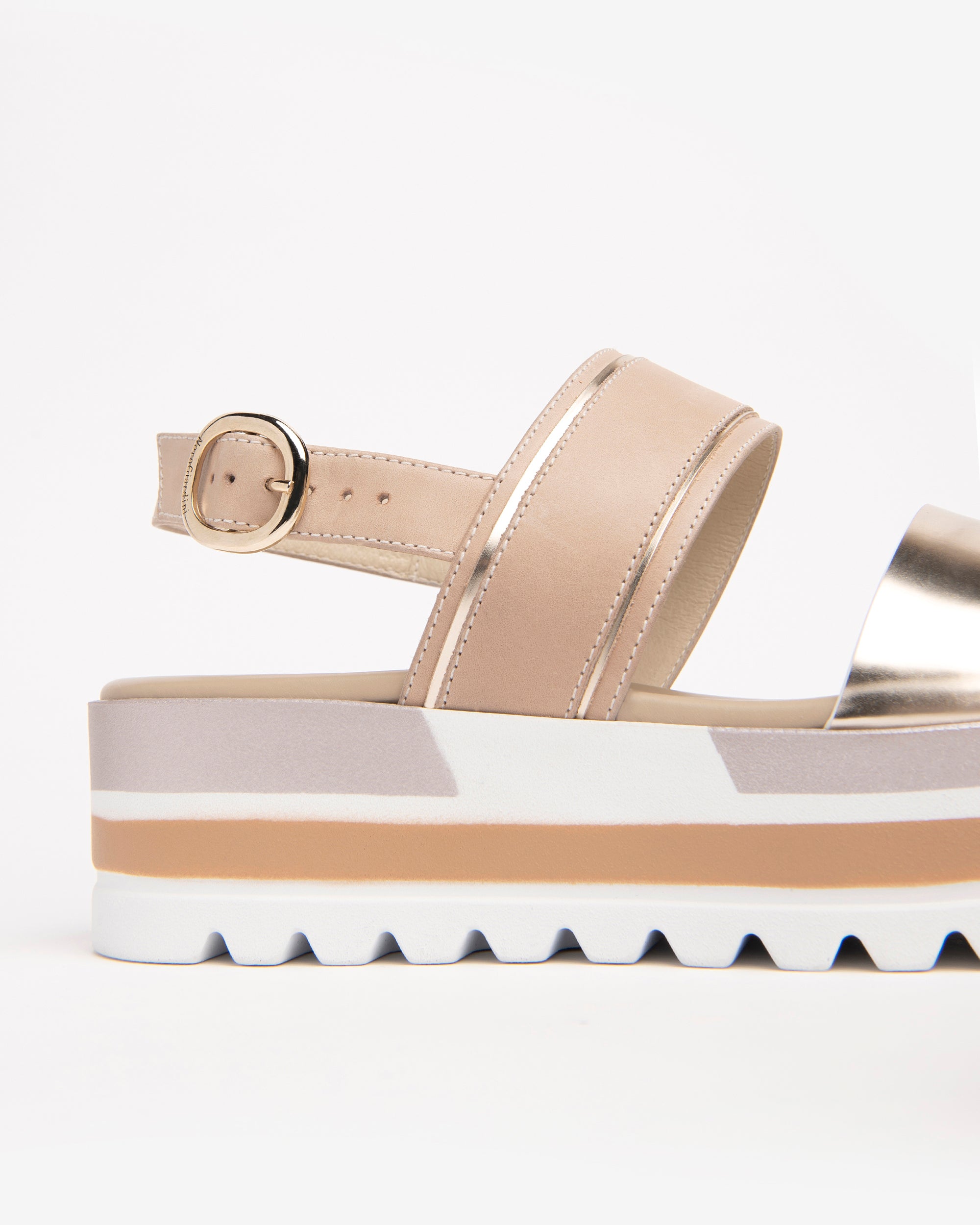 Nero Giardini Sandals sandales cuir tissu femme été