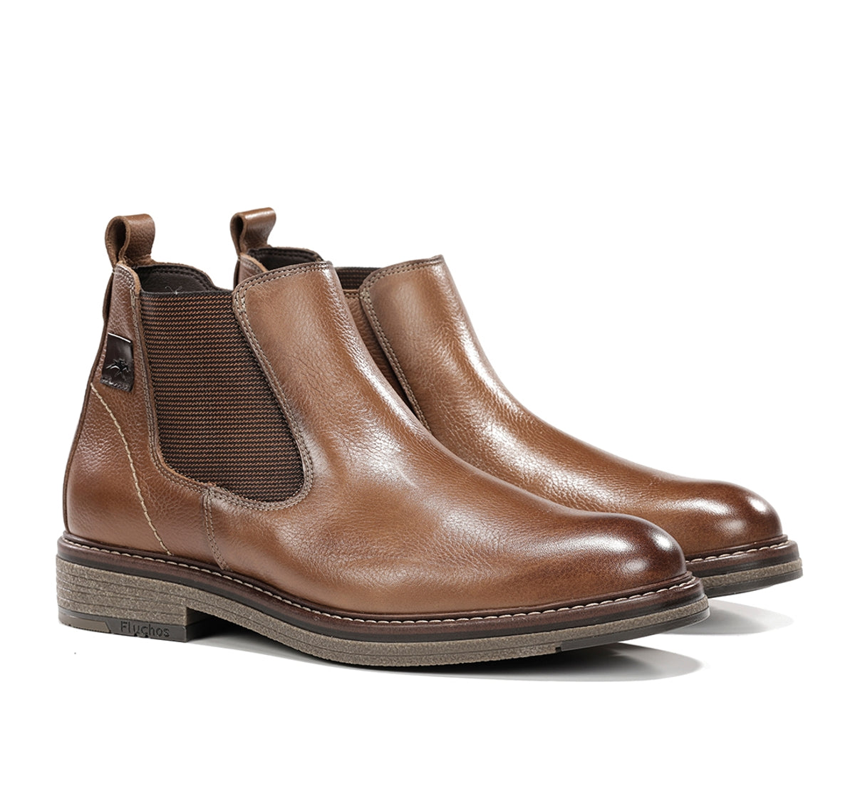 Fluchos Botines Kasper F1817 bottines marron cuir