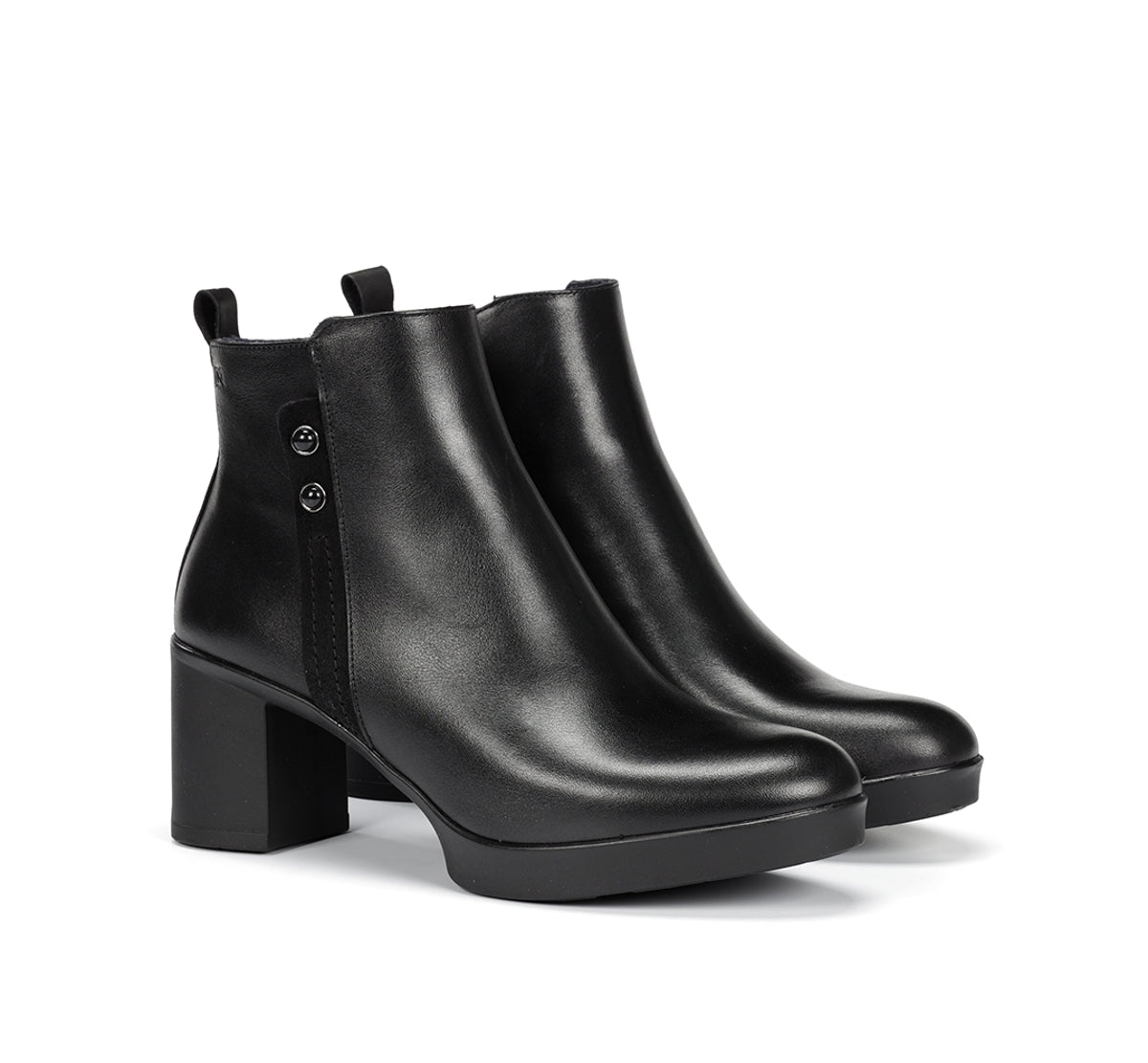 Dorking by Fluchos Elite D9423 bottine noire femme cuir