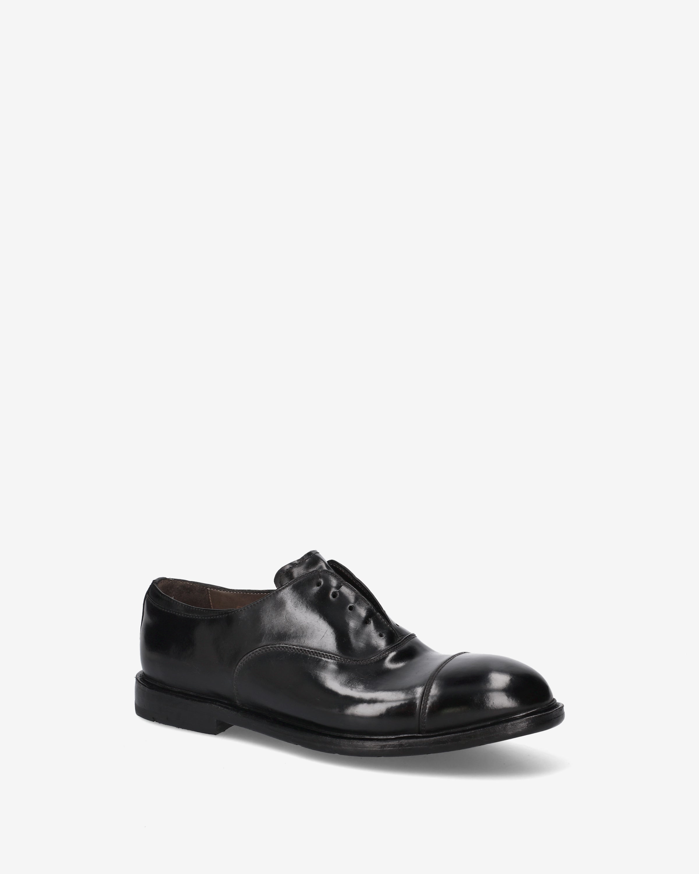 Premiata Cordovan Oxford derbies cuir noir homme