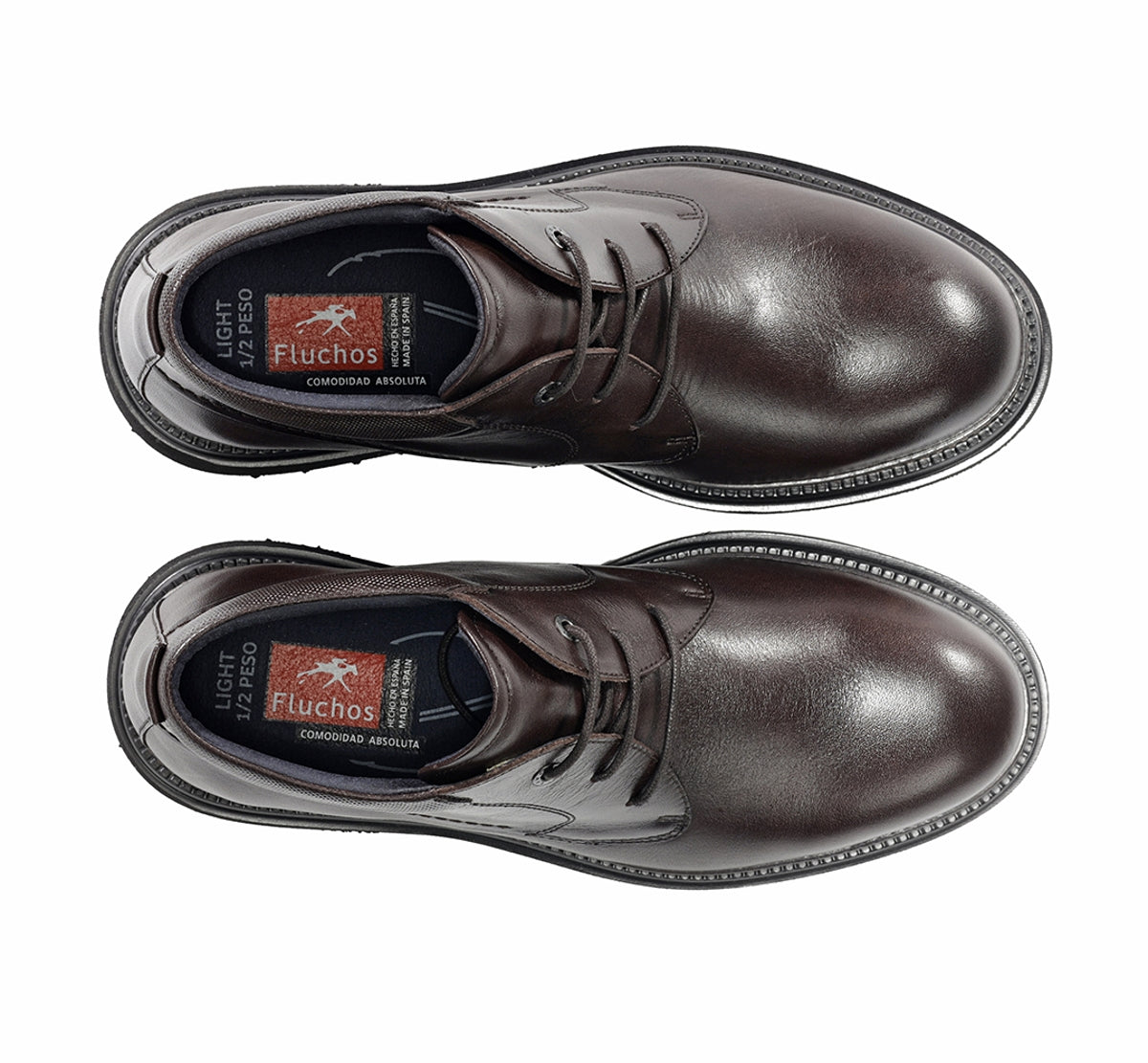 Fluchos Botines Lincon F2055 bottines marron cuir homme