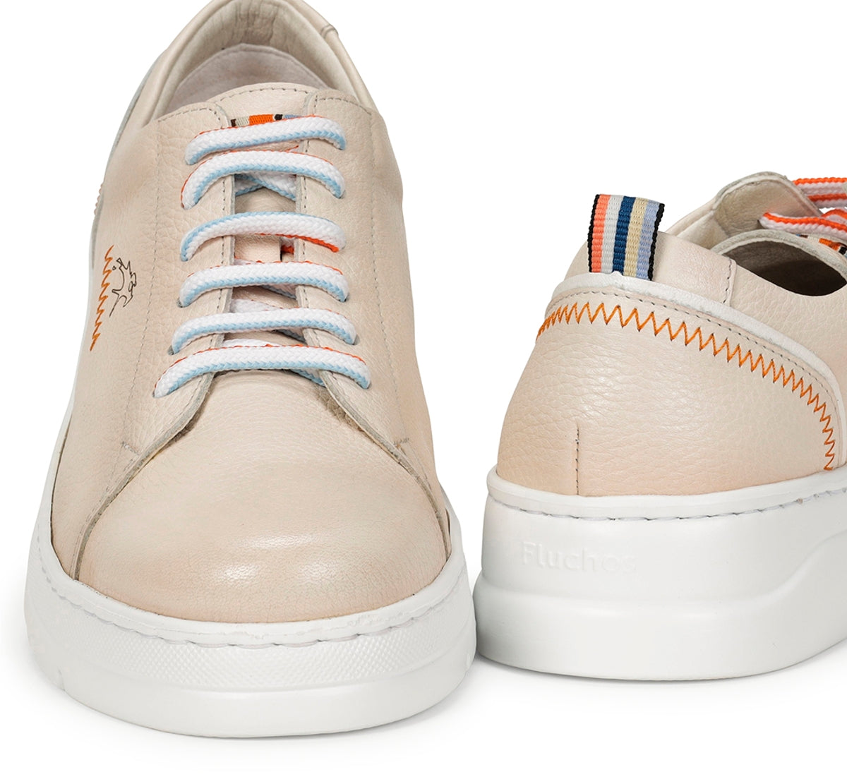 Fluchos Pompas F1422 basket femme blanc semelle light