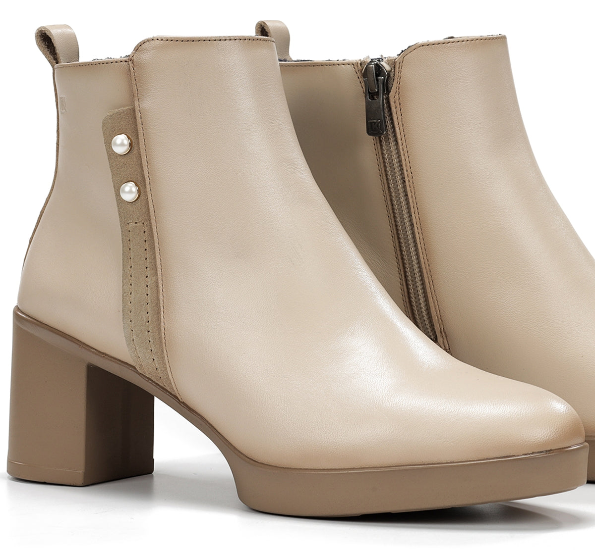 Dorking by Fluchos Elite D9423 bottines taupe cuir