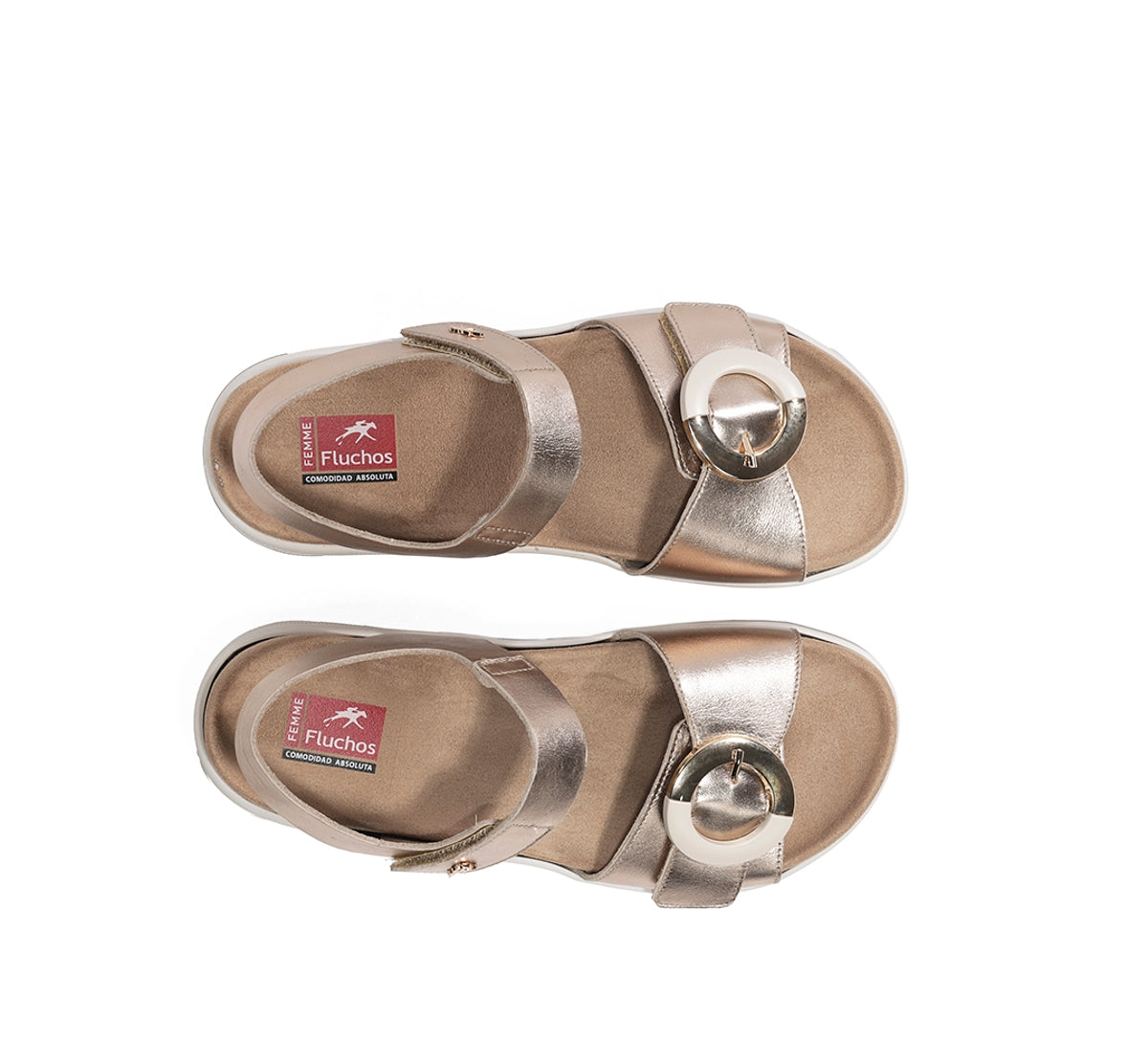 Fluchos Aire F2521 sandales doré velcro
