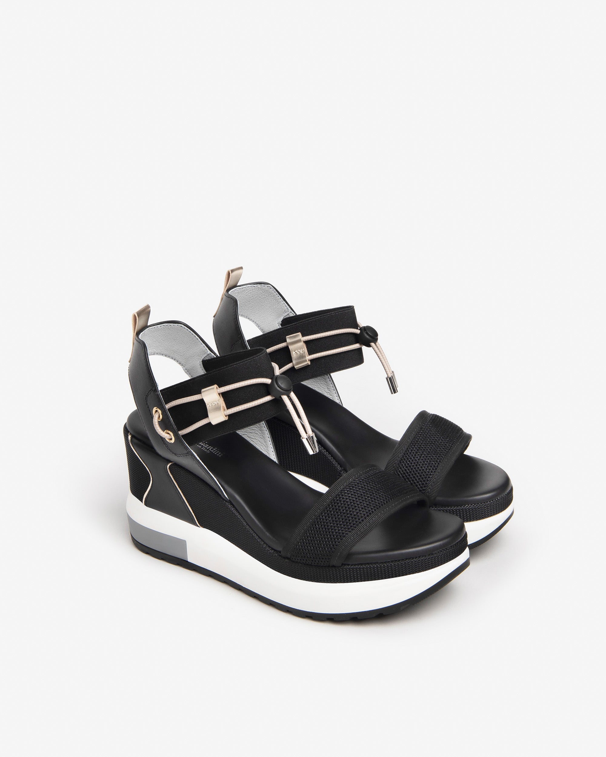 Nero Giardini Sandals sandales cuir toile femme 35-41