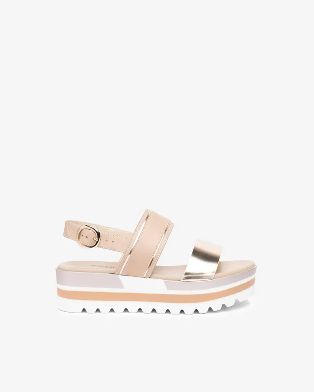Nero Giardini Sandals sandales cuir tissu femme été