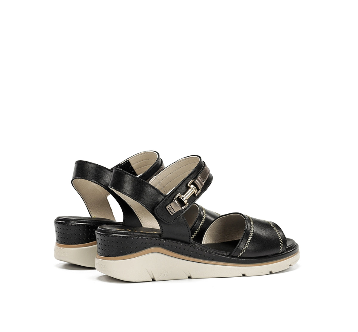 Fluchos Sandalias Fire F2427 Sandale Noir Femme