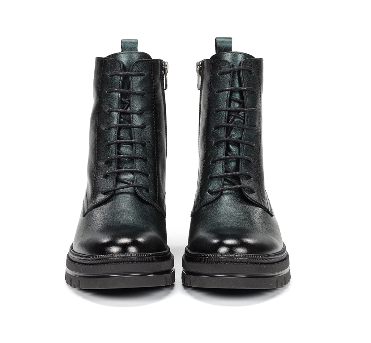 Dorking Cosmo D9389 bottines femme vert semelle track