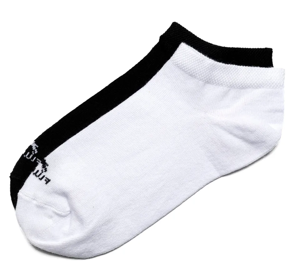Fluchos CA0007 Chaussettes Cheville Blanc Noir Femme