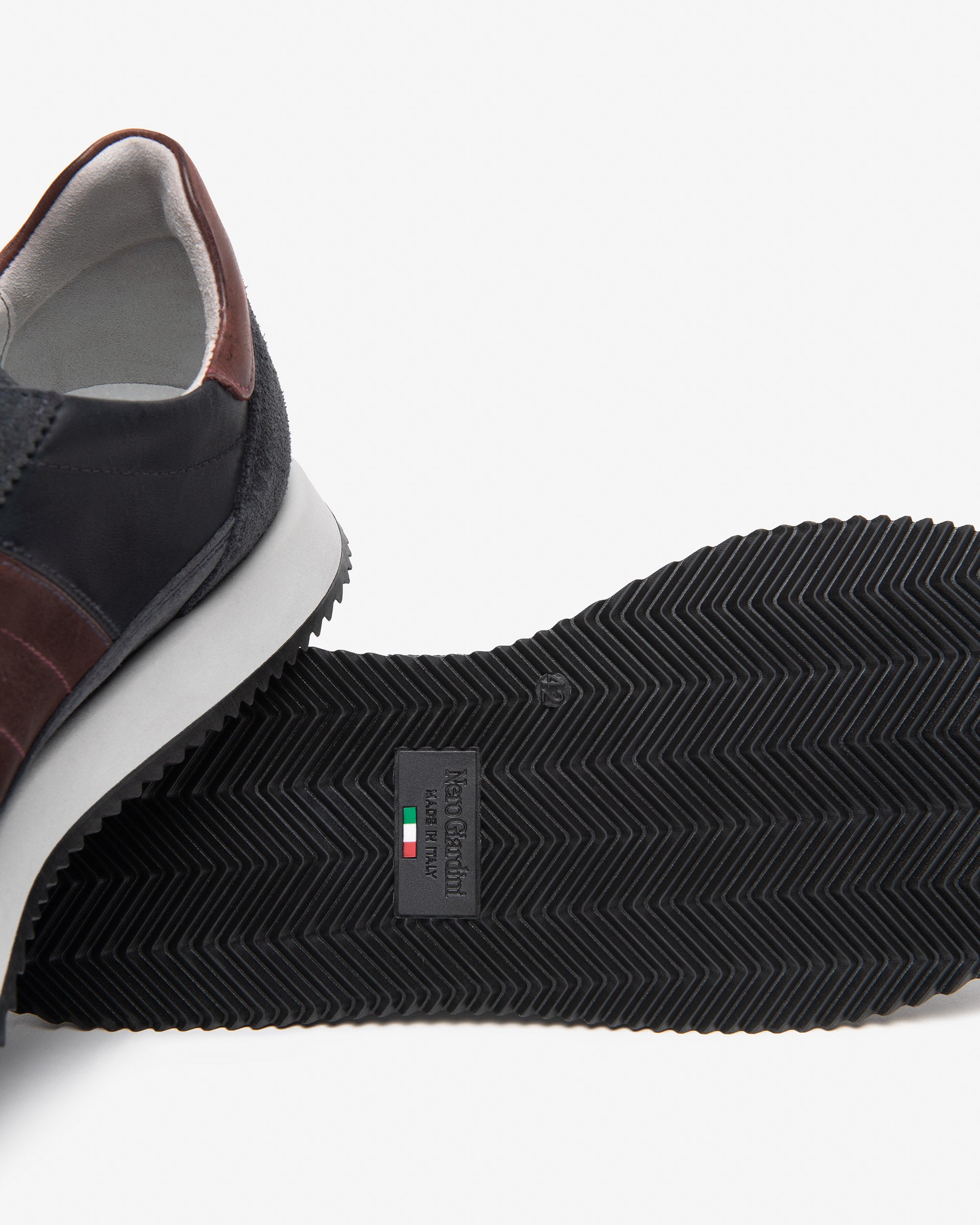 Nero Giardini Sneakers baskets homme cuir daim