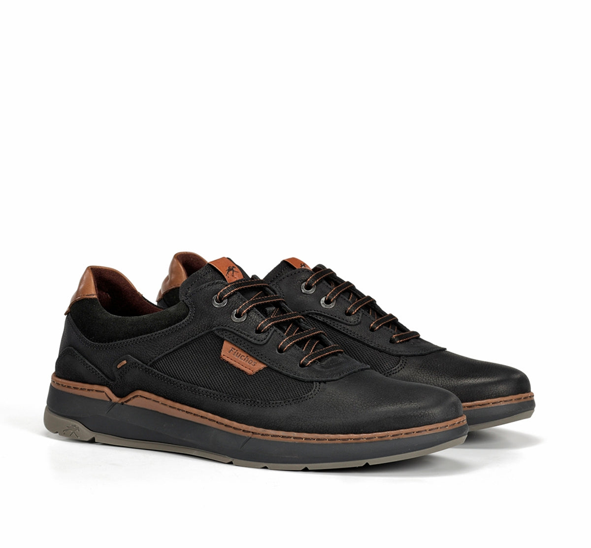 Fluchos Jeff F2277 derbies noir cuir homme