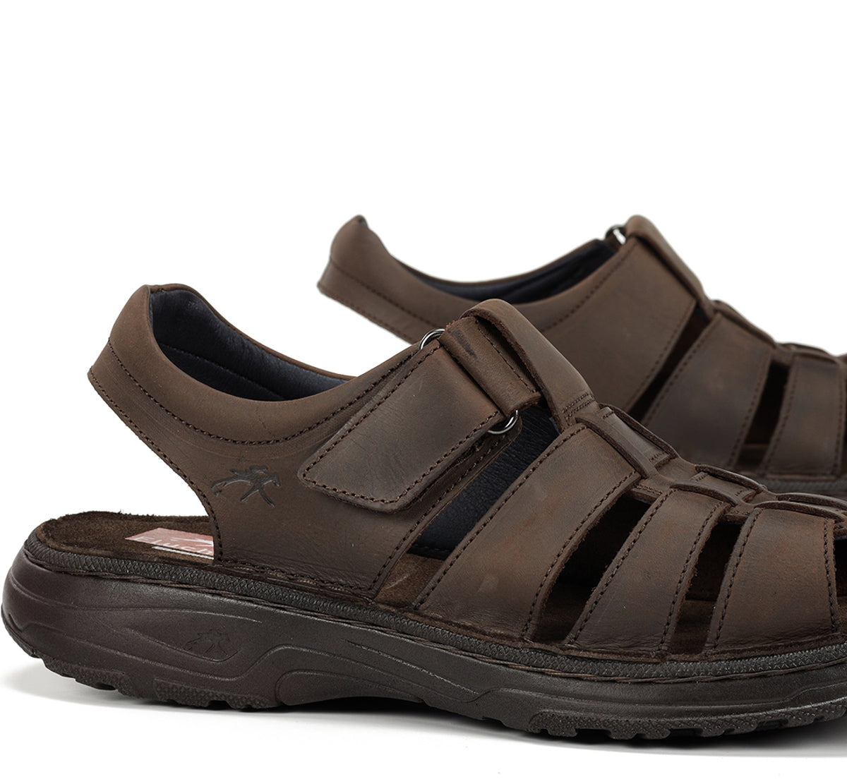 Fluchos Azores F2200 sandale homme marron velcro