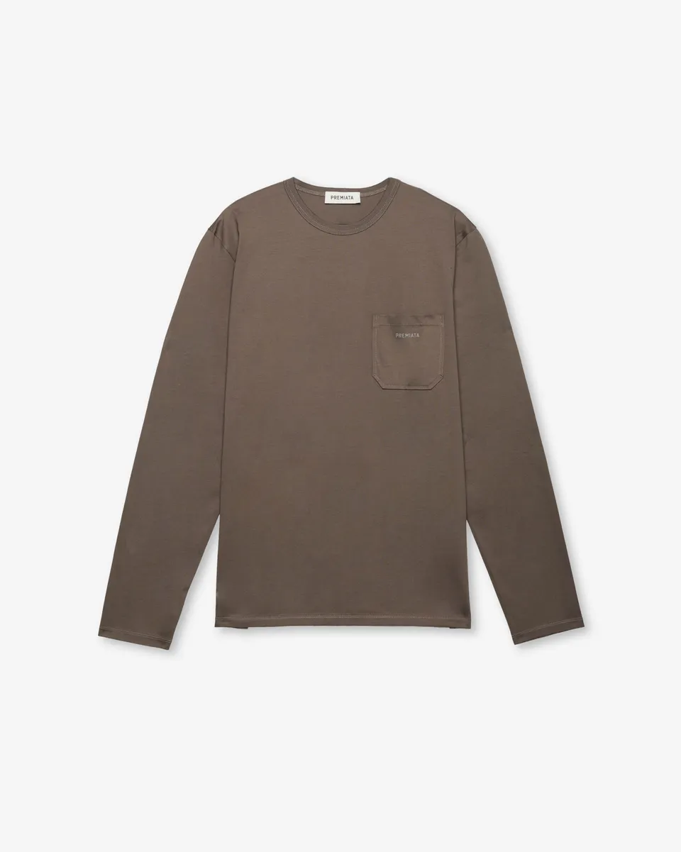 Premiata Pocket Mud t-shirt manches longues homme mud