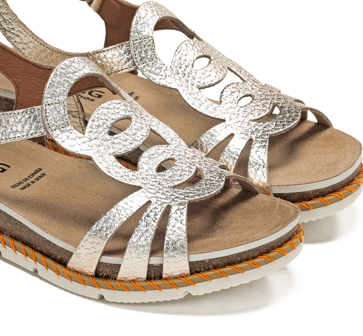 Dorking by Fluchos D9322 sandale dorée femme
