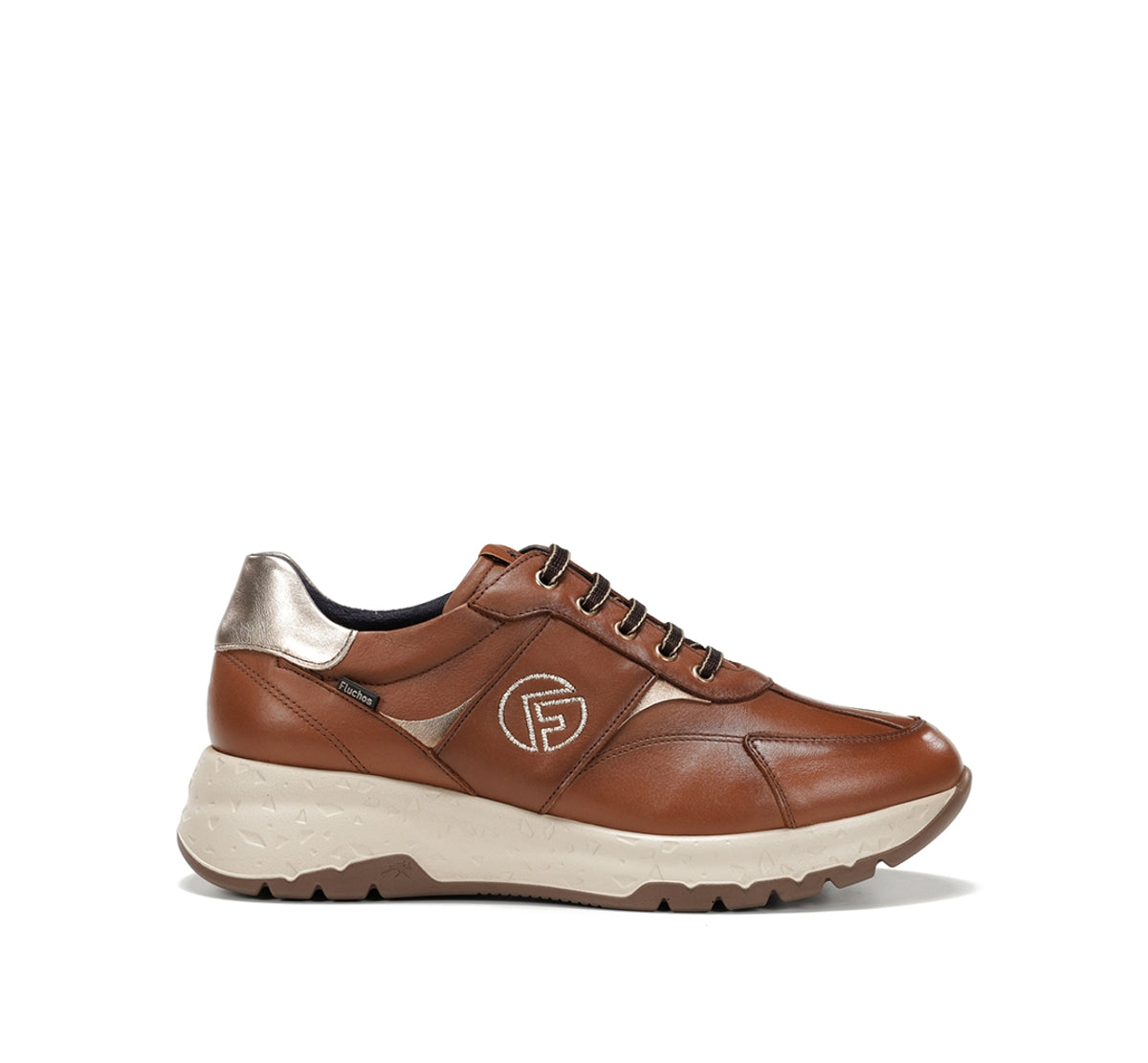 Fluchos Nexus F2309 baskets marron femme cuir