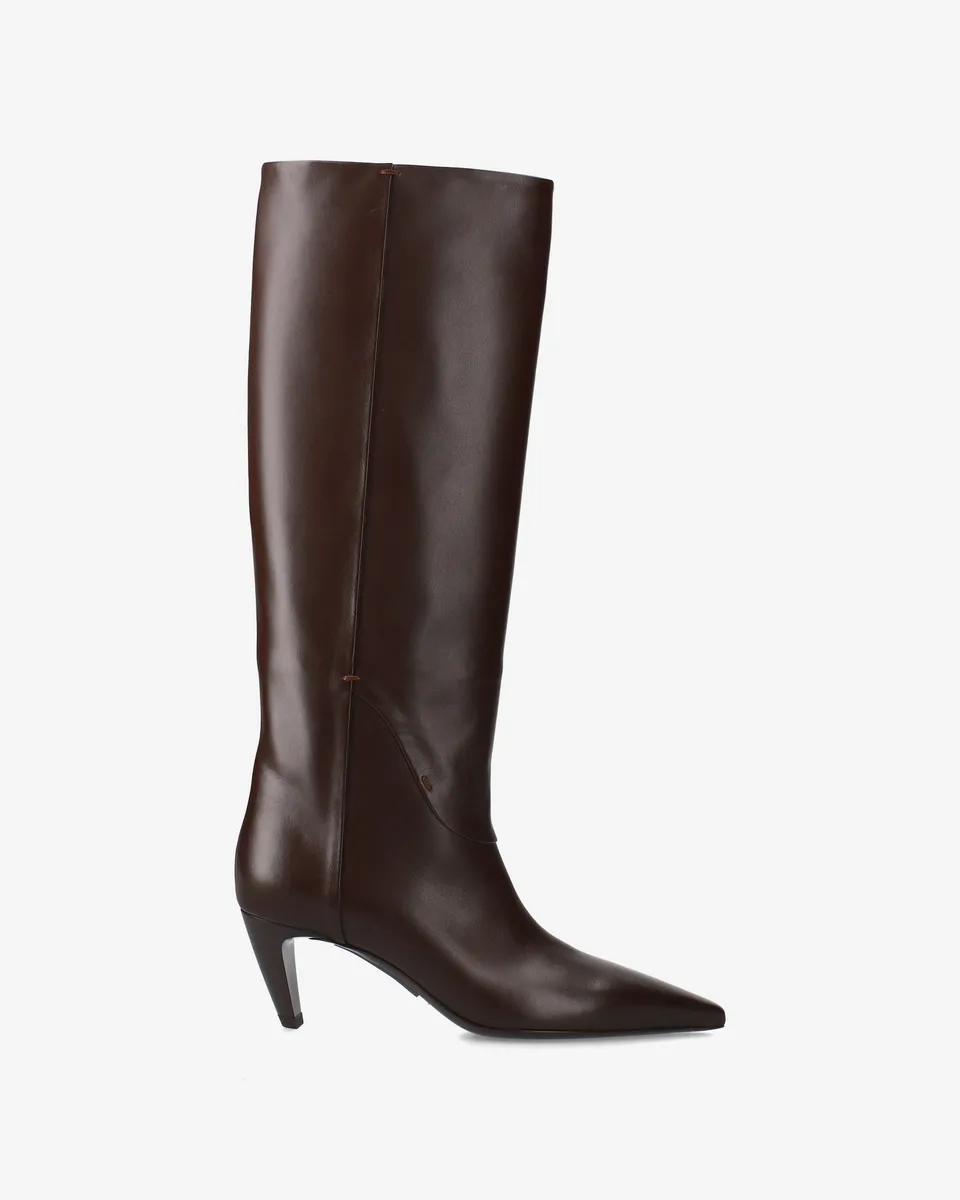Premiata Boots bottes cuir marron 38 talon 6 cm