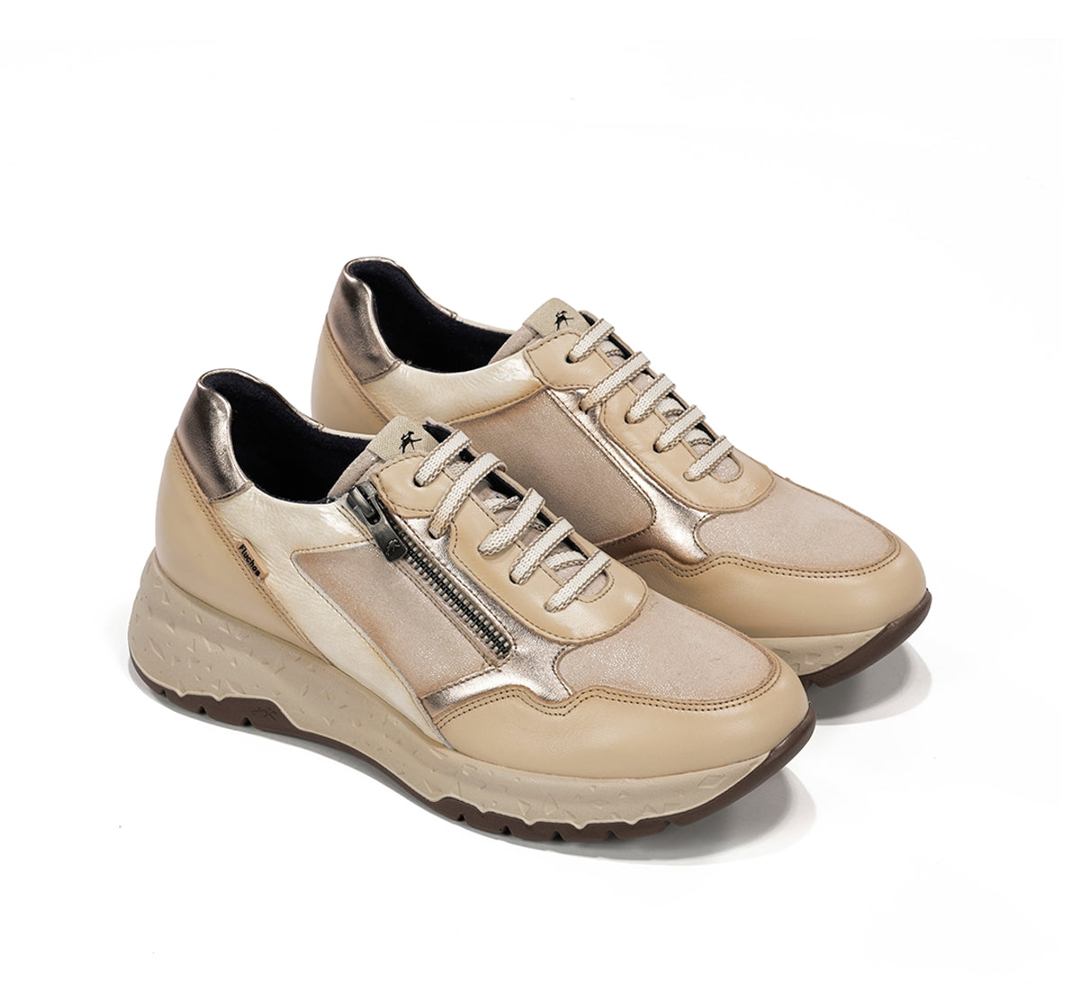 Fluchos Nexus F2308 Basket Blanche Cuir Femme