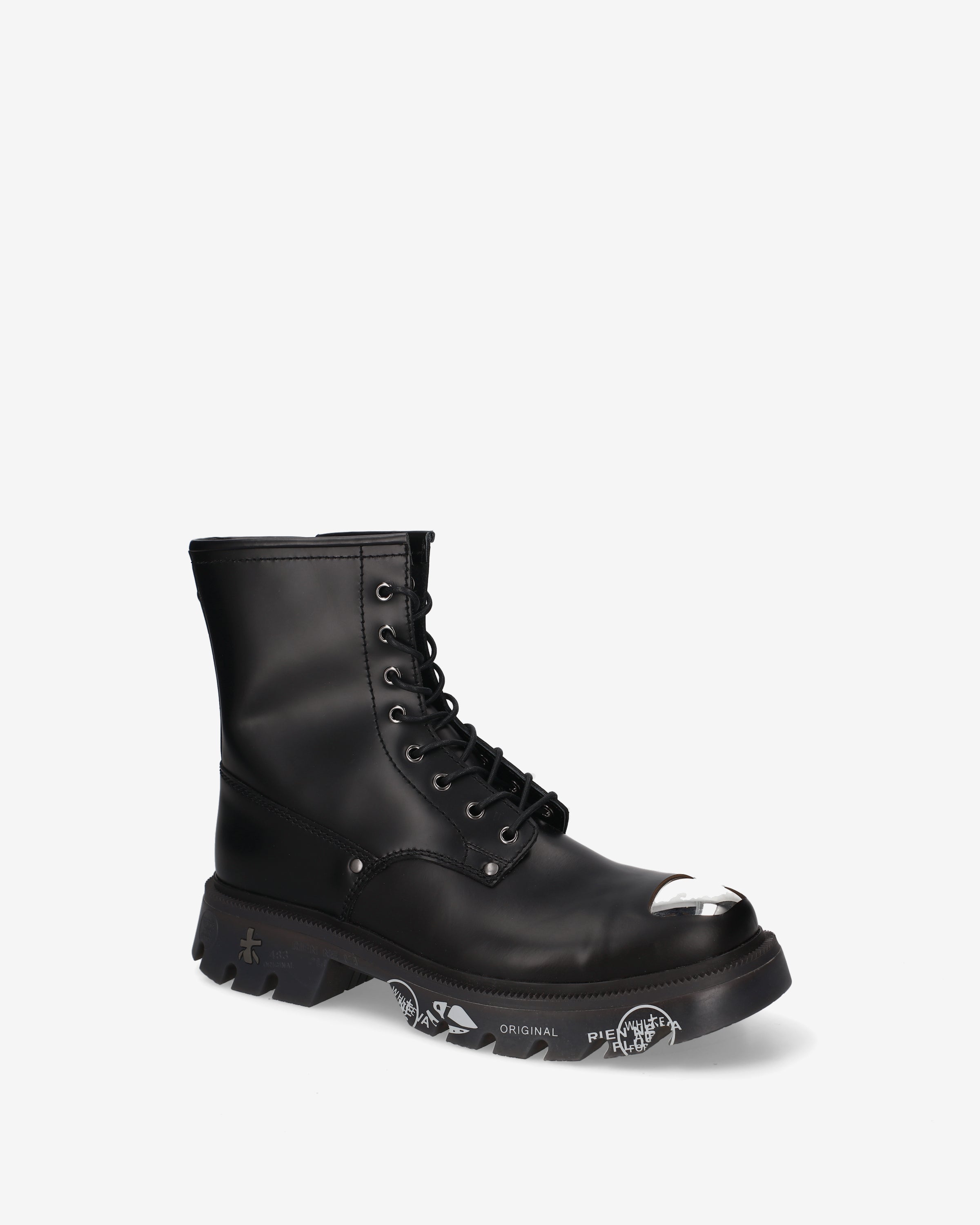 Premiata Brixton 461 Boots Homme Cuir Noir