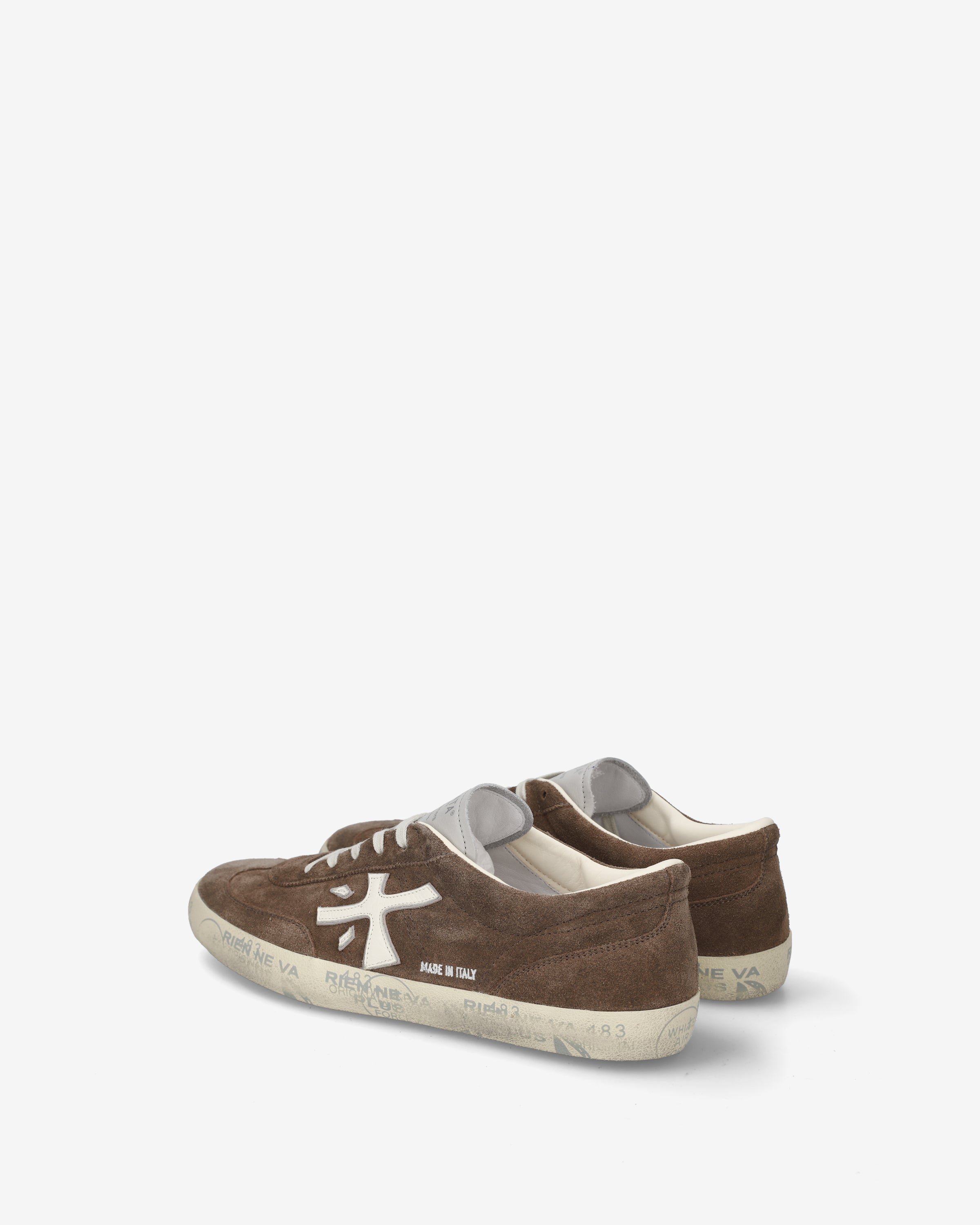 Premiata David 8094 baskets marron daim
