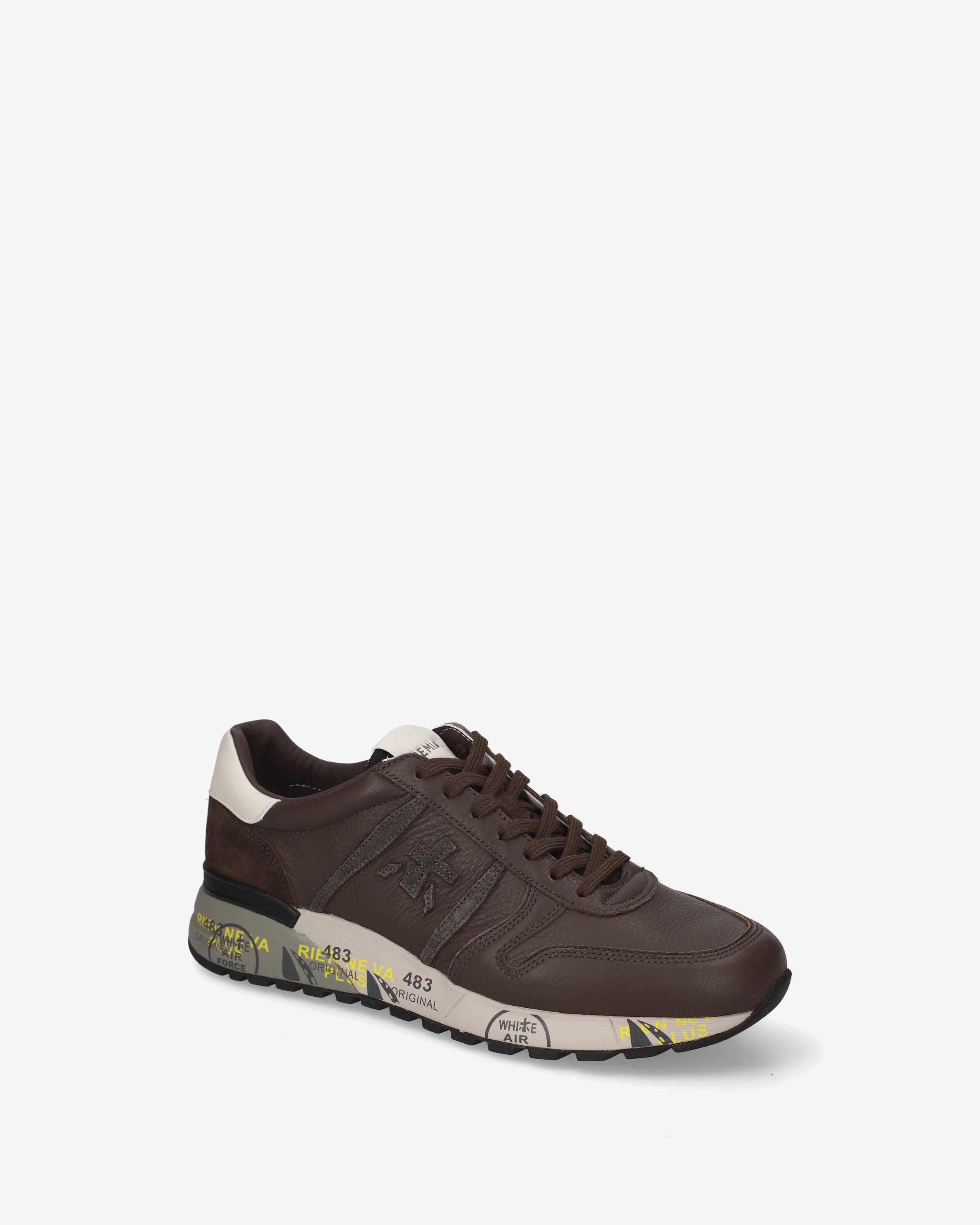 Premiata Lander 8658 baskets marron cuir