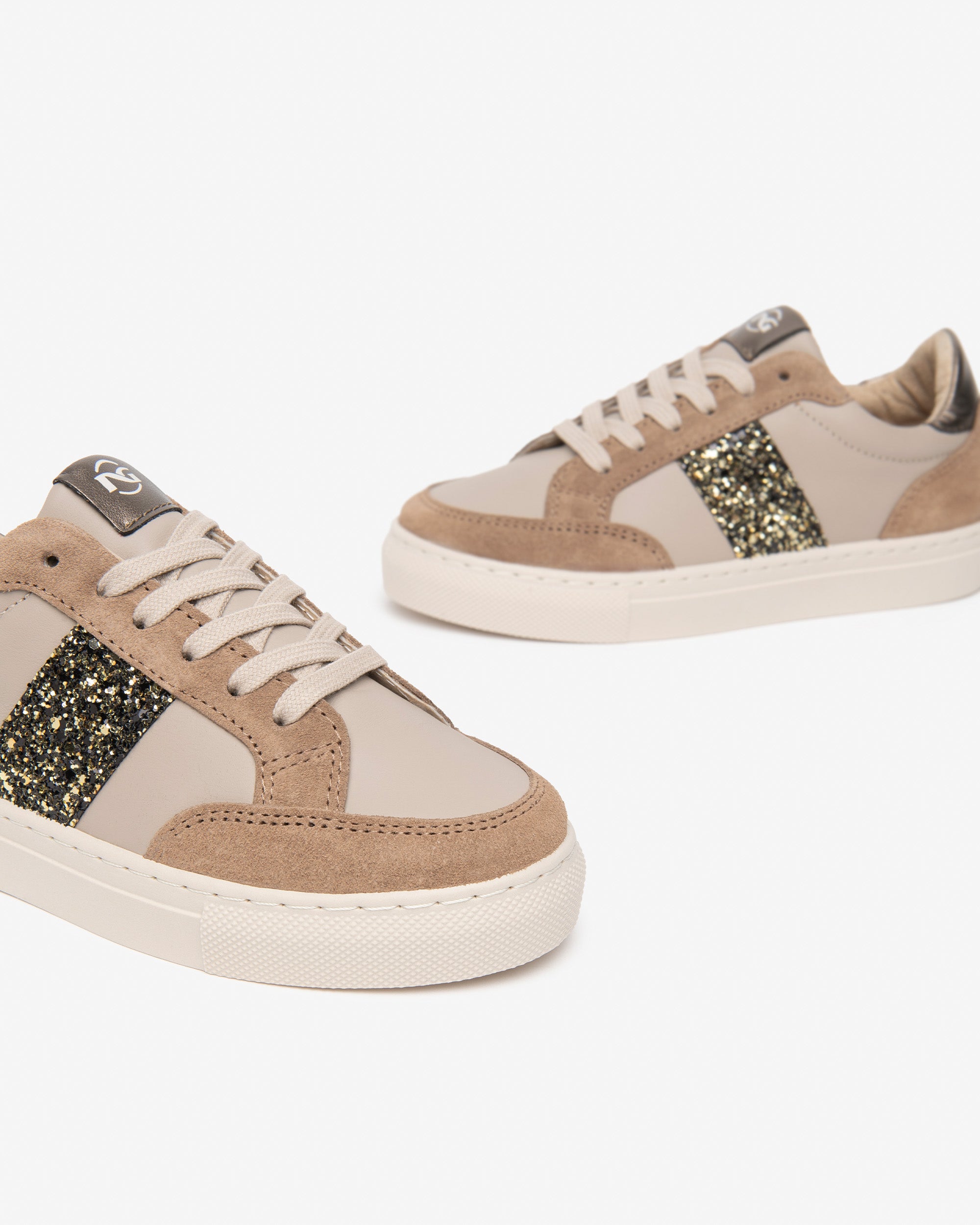 Nero Giardini Sneakers baskets fille daim cuir paillettes 24-39