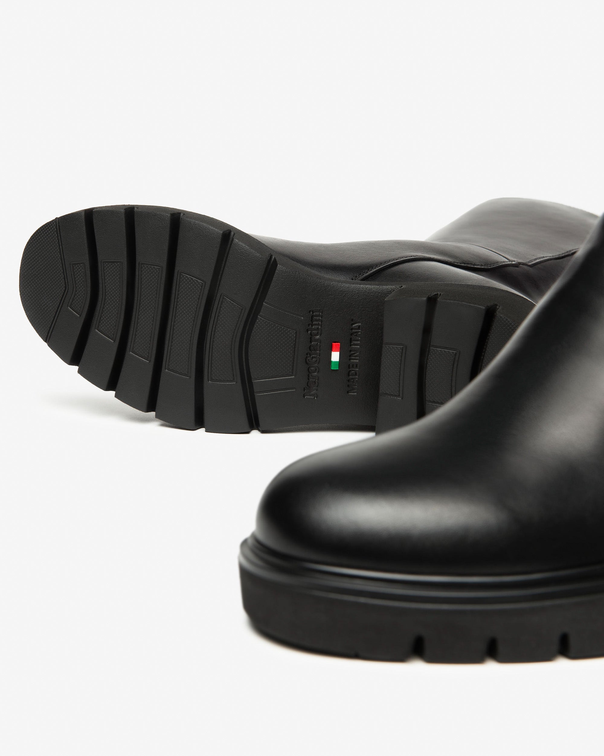 Nero Giardini Boots Bottes cuir femme noir pointure 38