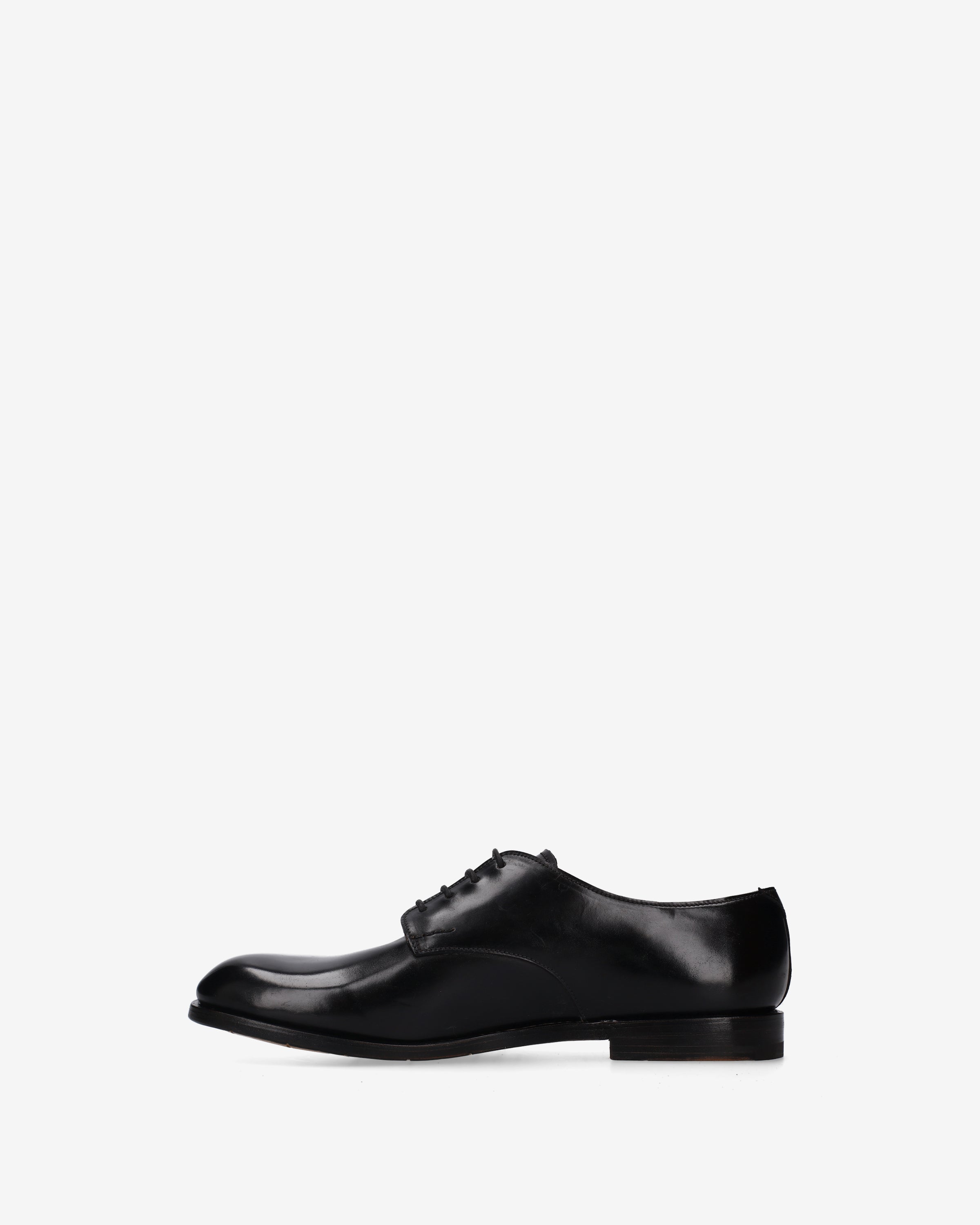 Premiata Cordovan derbies cuir noir homme