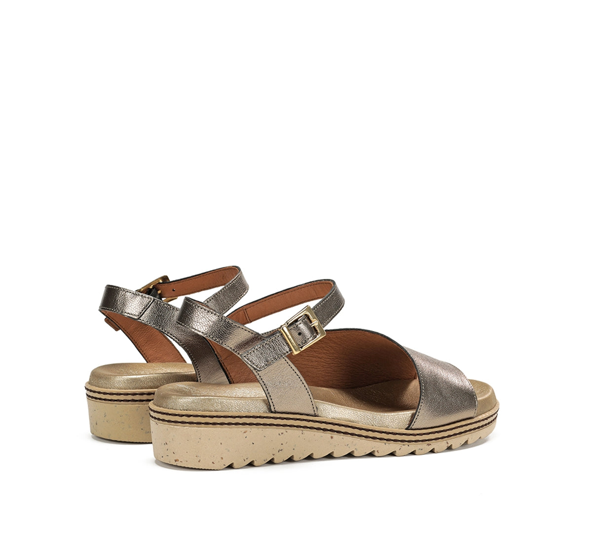 Dorking Espe D8771 sandales argent confort femme