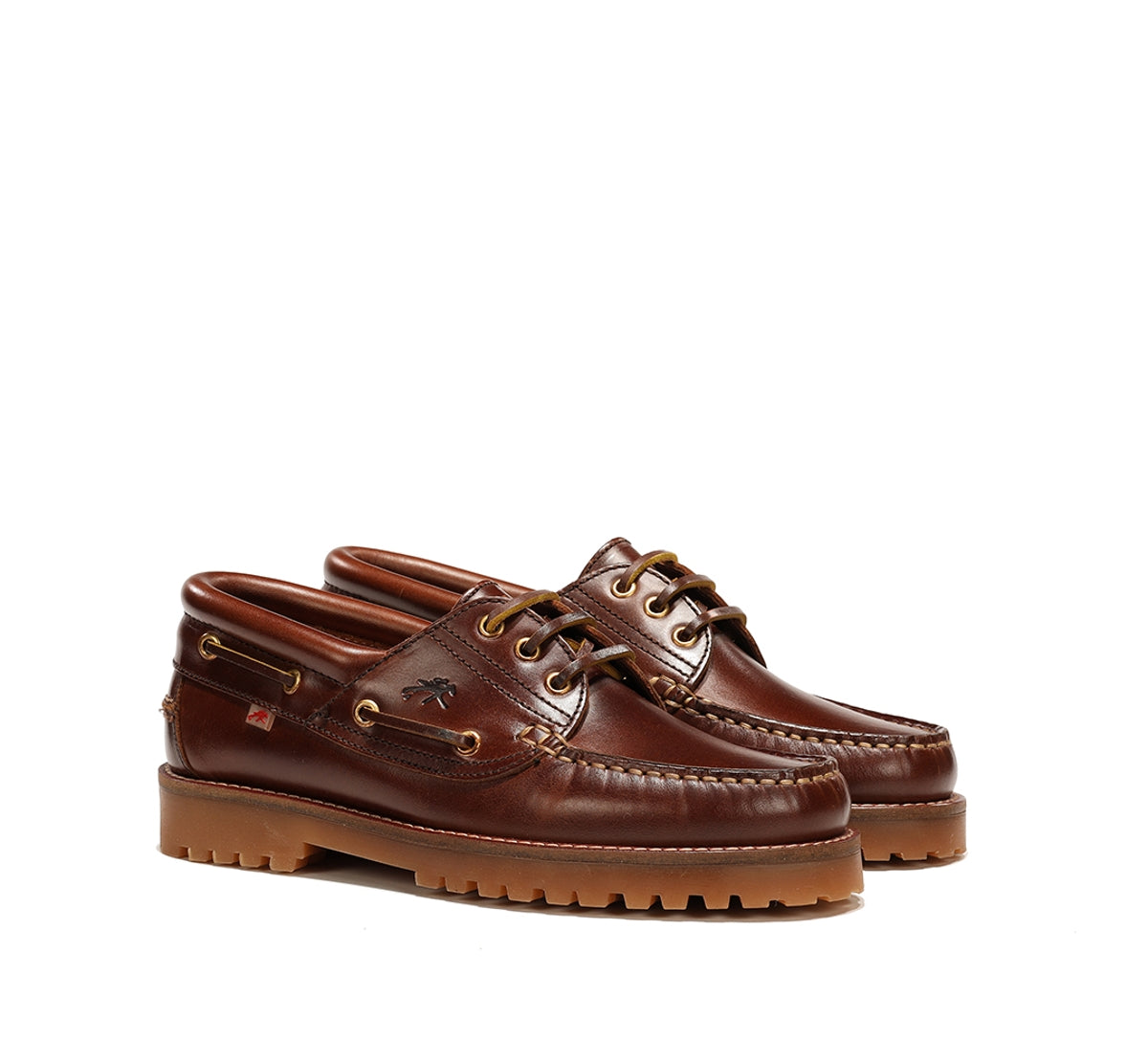 Fluchos Scott F0053 chaussure bateau marron femme