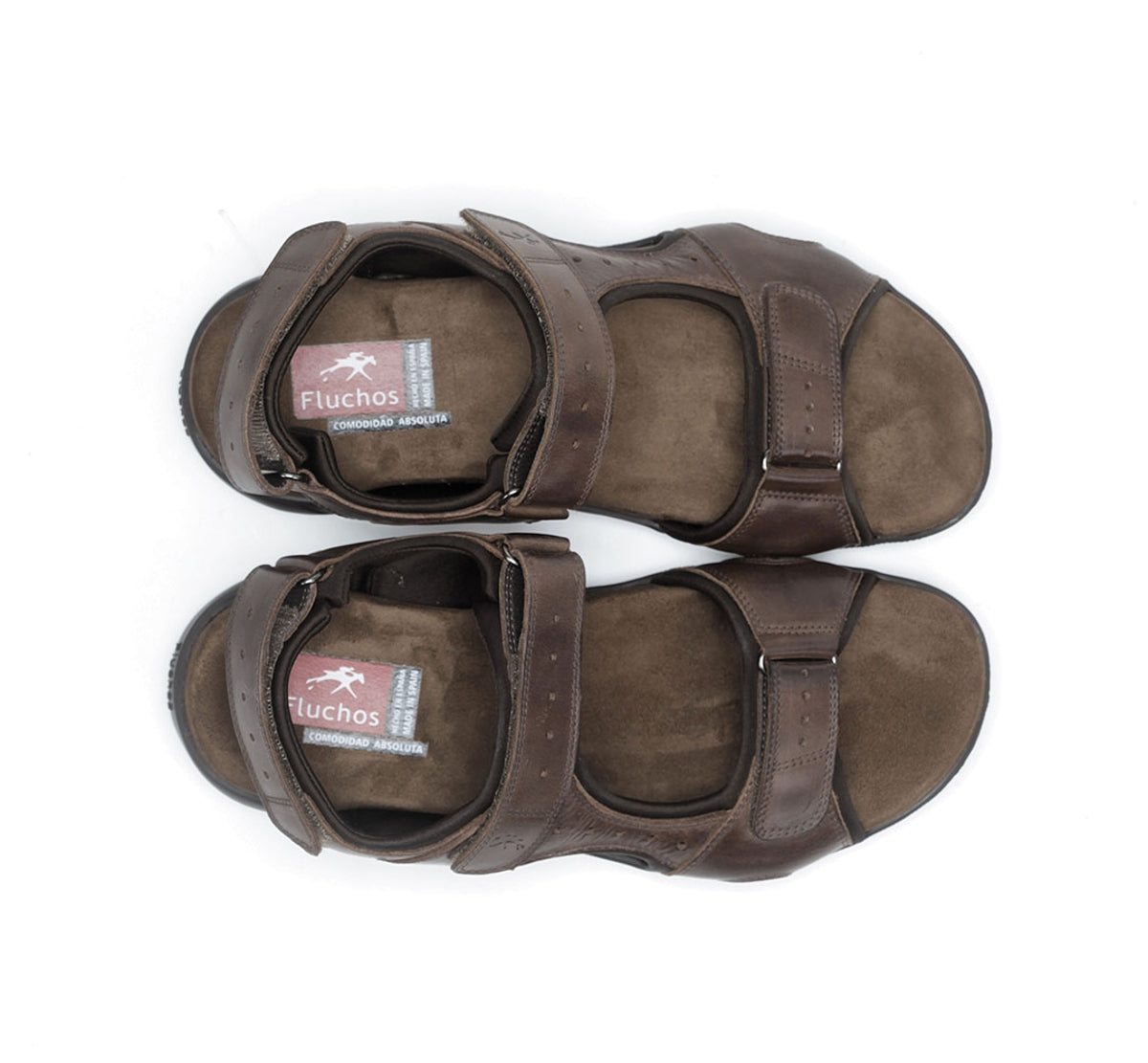 Fluchos Dozer F1201 sandale homme marron scratch