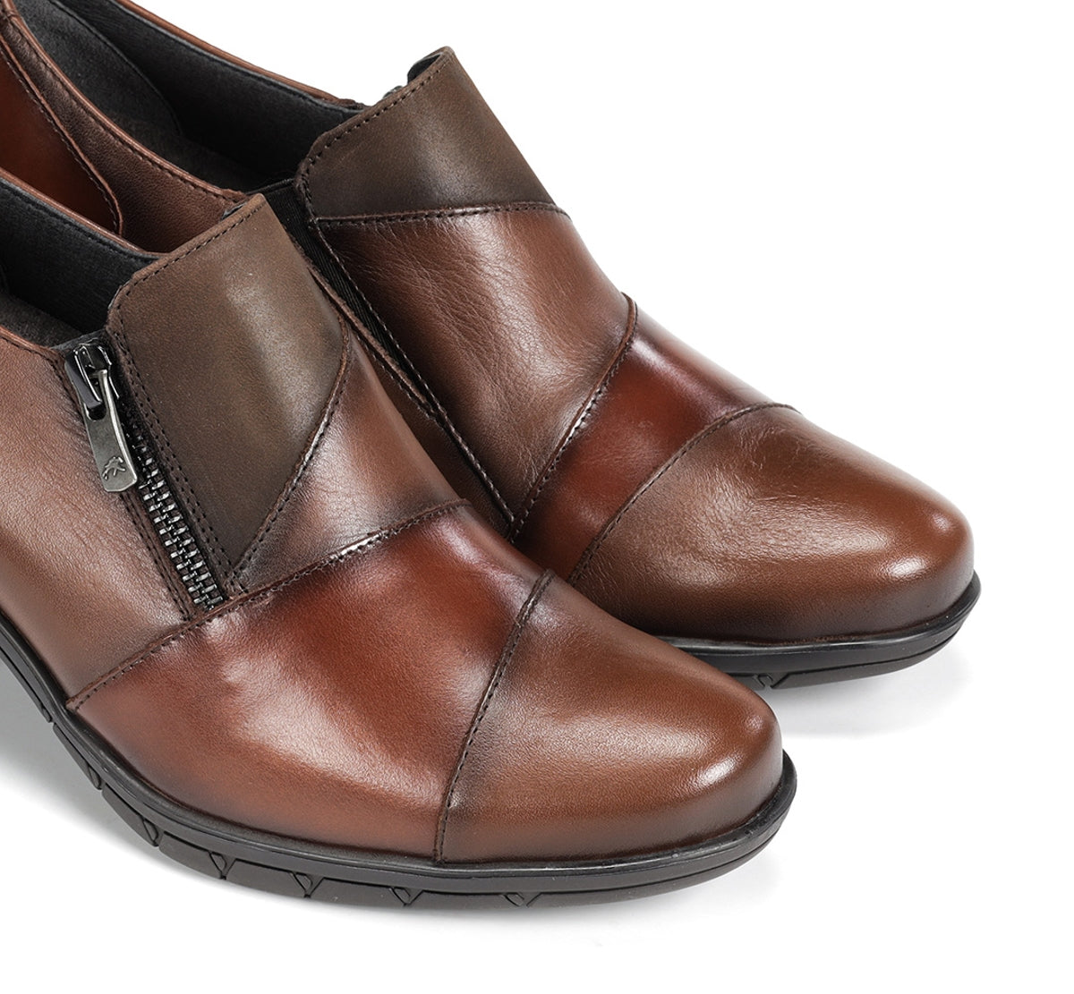 Fluchos Nydia F1802 slip-on marron femme cuir confort
