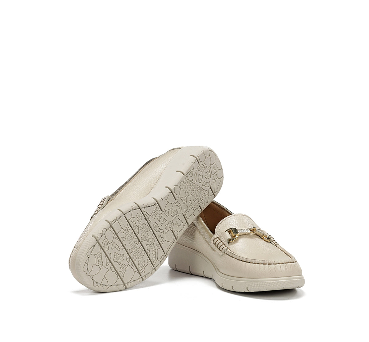Fluchos Fluvia F2421 mocassins femme taupe cuir