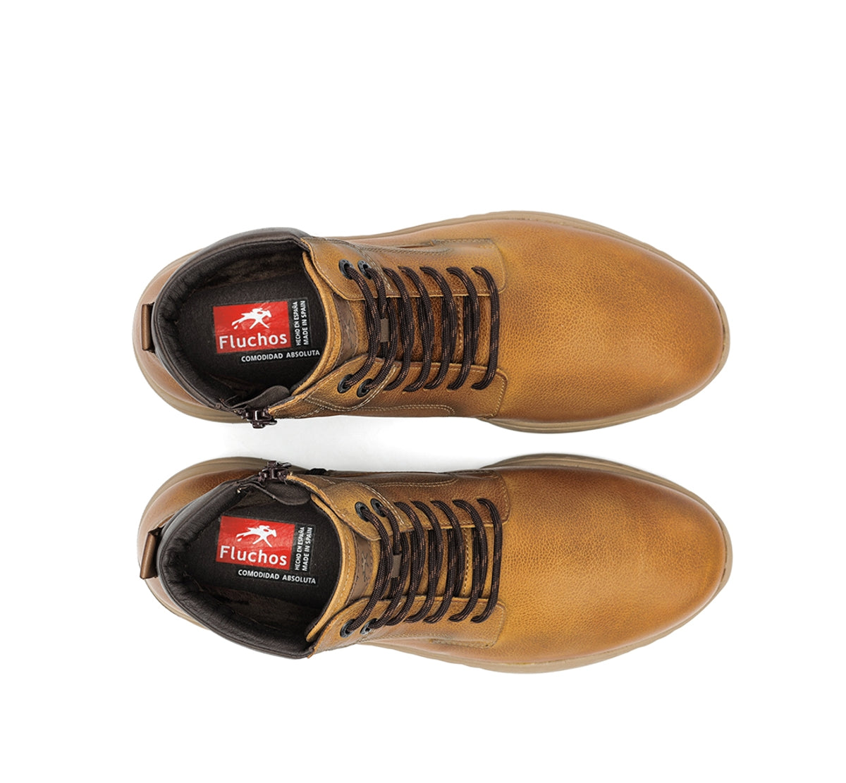 Fluchos Ryder F2292 botte homme jaune lacets hiver