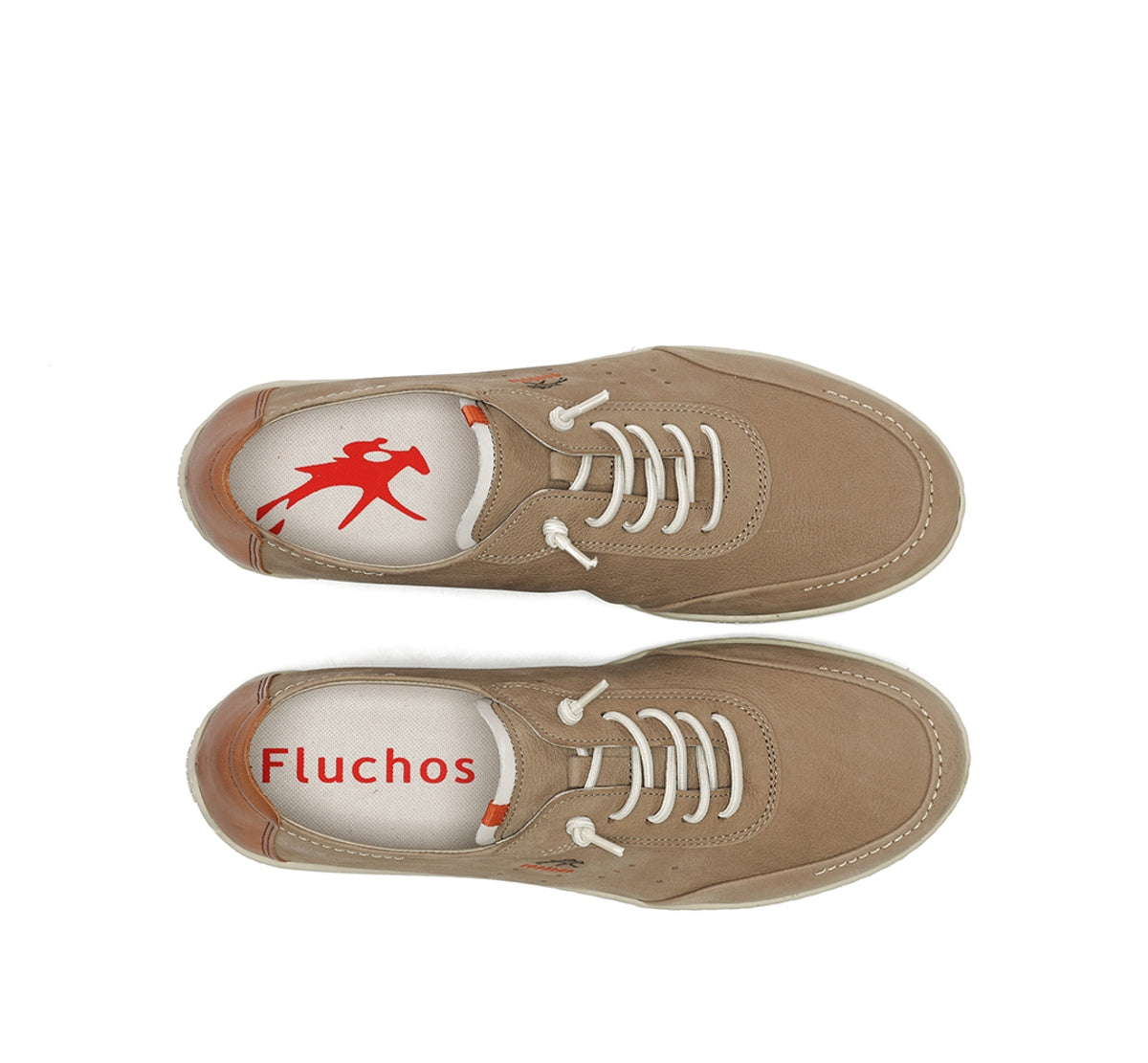 Fluchos Andy F2372 Basket Taupe Homme Plateforme