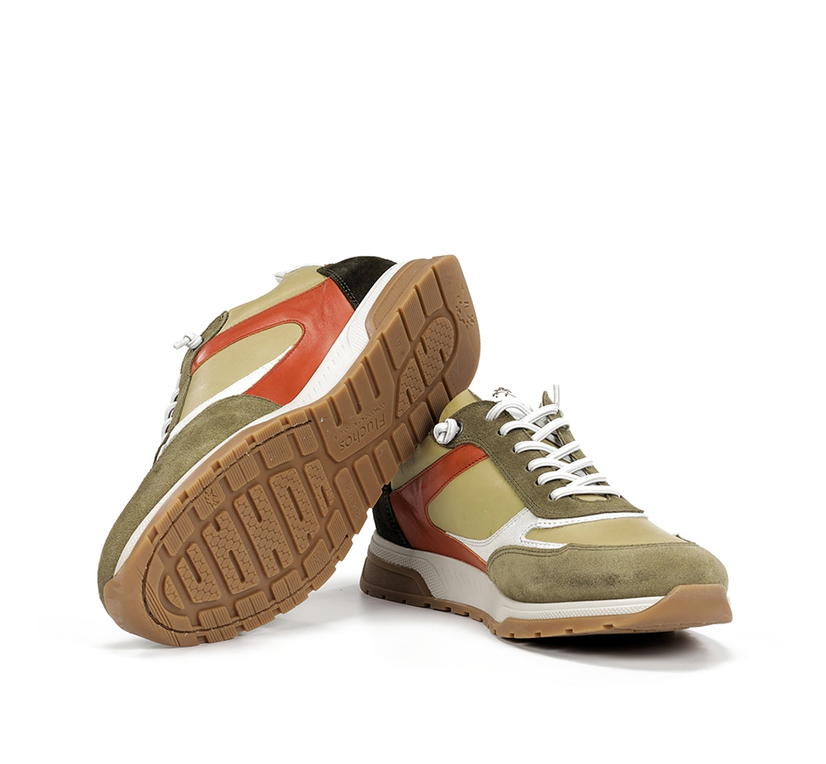 Fluchos Deportivos Louis F2192 baskets cuir vert