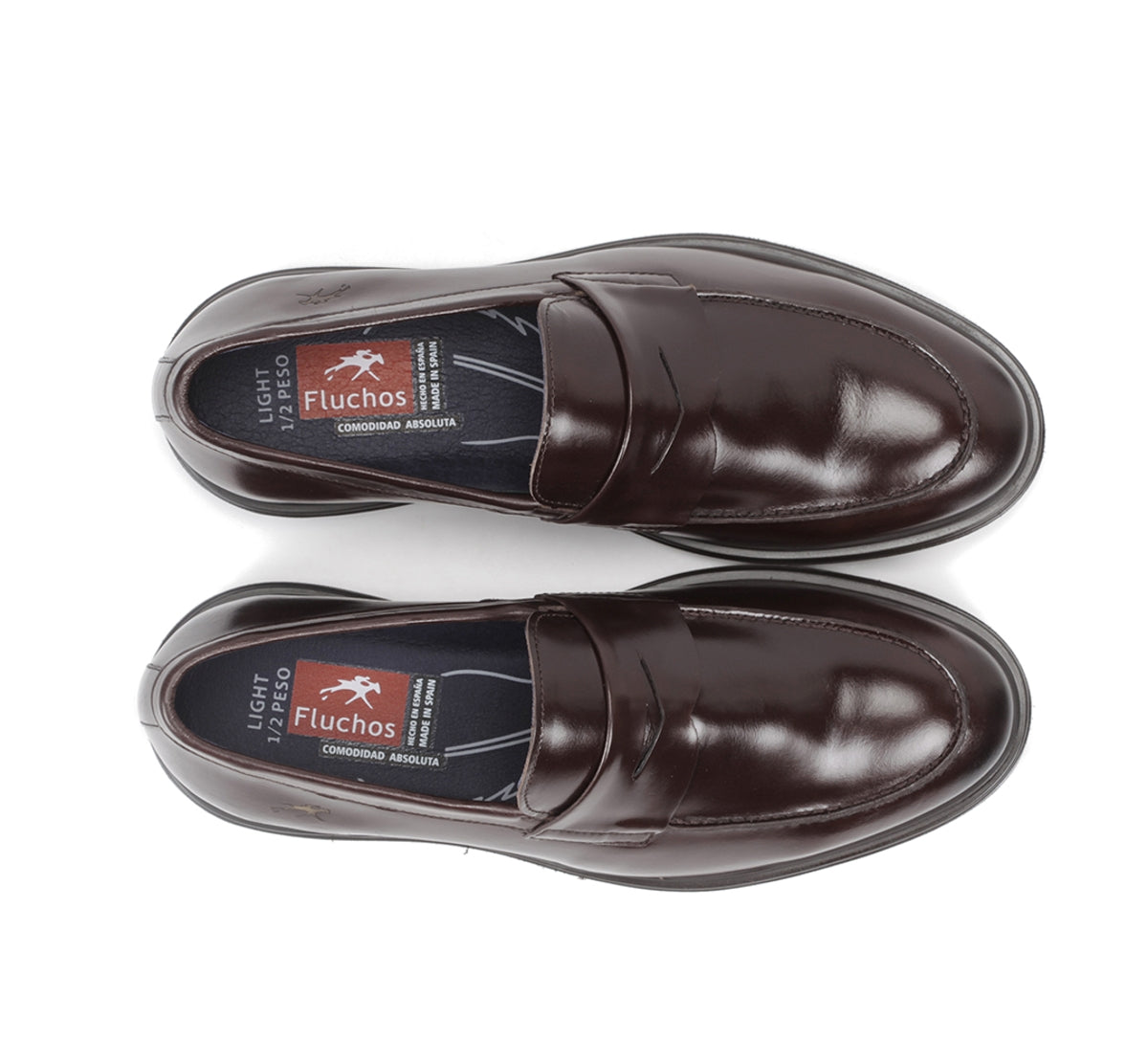 Fluchos Belgas F0633 mocassin homme marron cuir