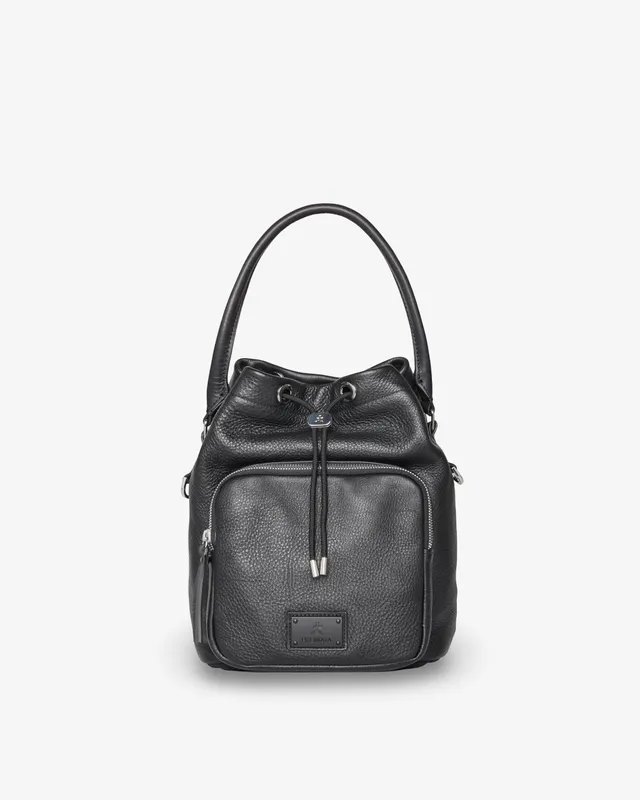 Premiata Mia 2181s sac cuir noir compact femme