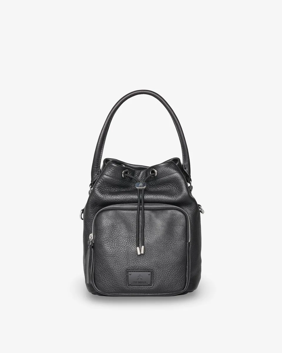Premiata Mia 2181s sac cuir noir compact femme