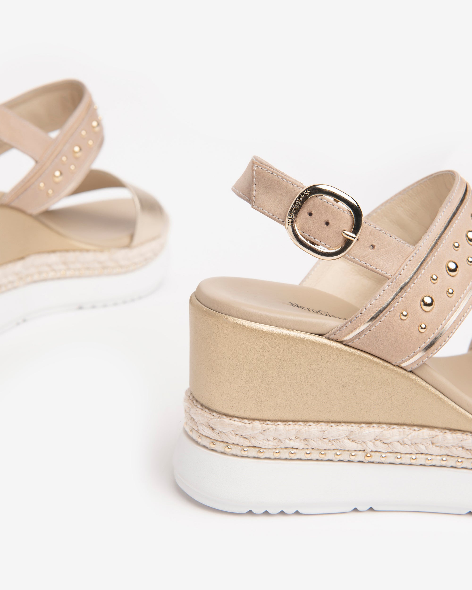 Nero Giardini Sandales femme cuir compensées 35-41