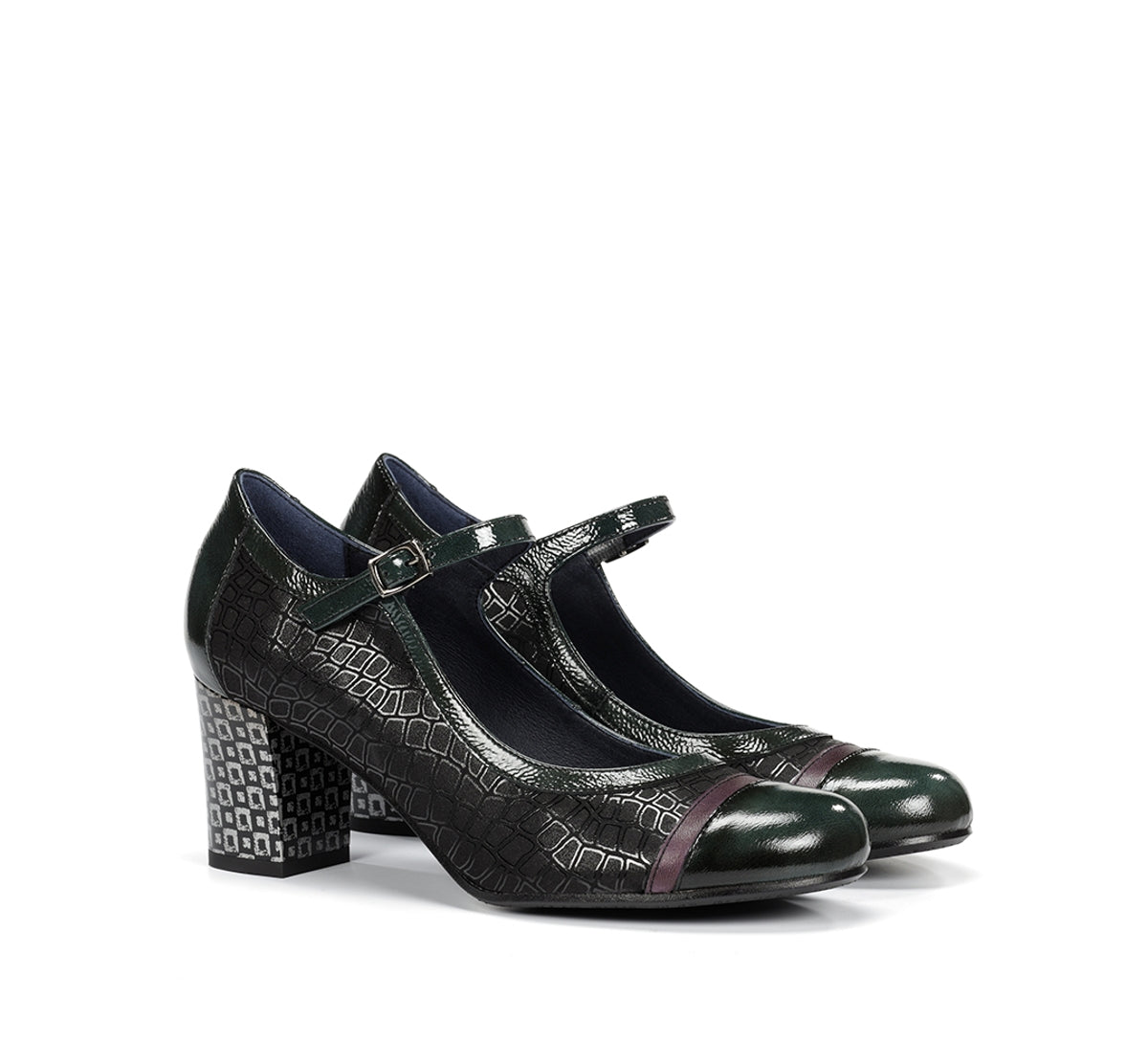 Dorking Rodin D8669 chaussures femme noir confort