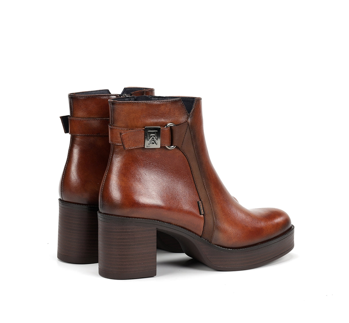 Dorking Bowy D9589 bottine marron femme talon