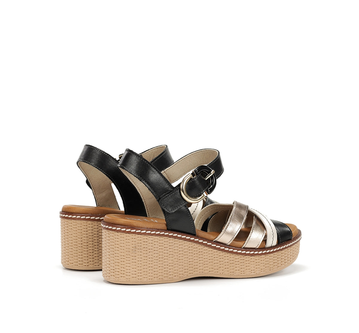 Dorking by Fluchos Nido D9639 sandale noire femme